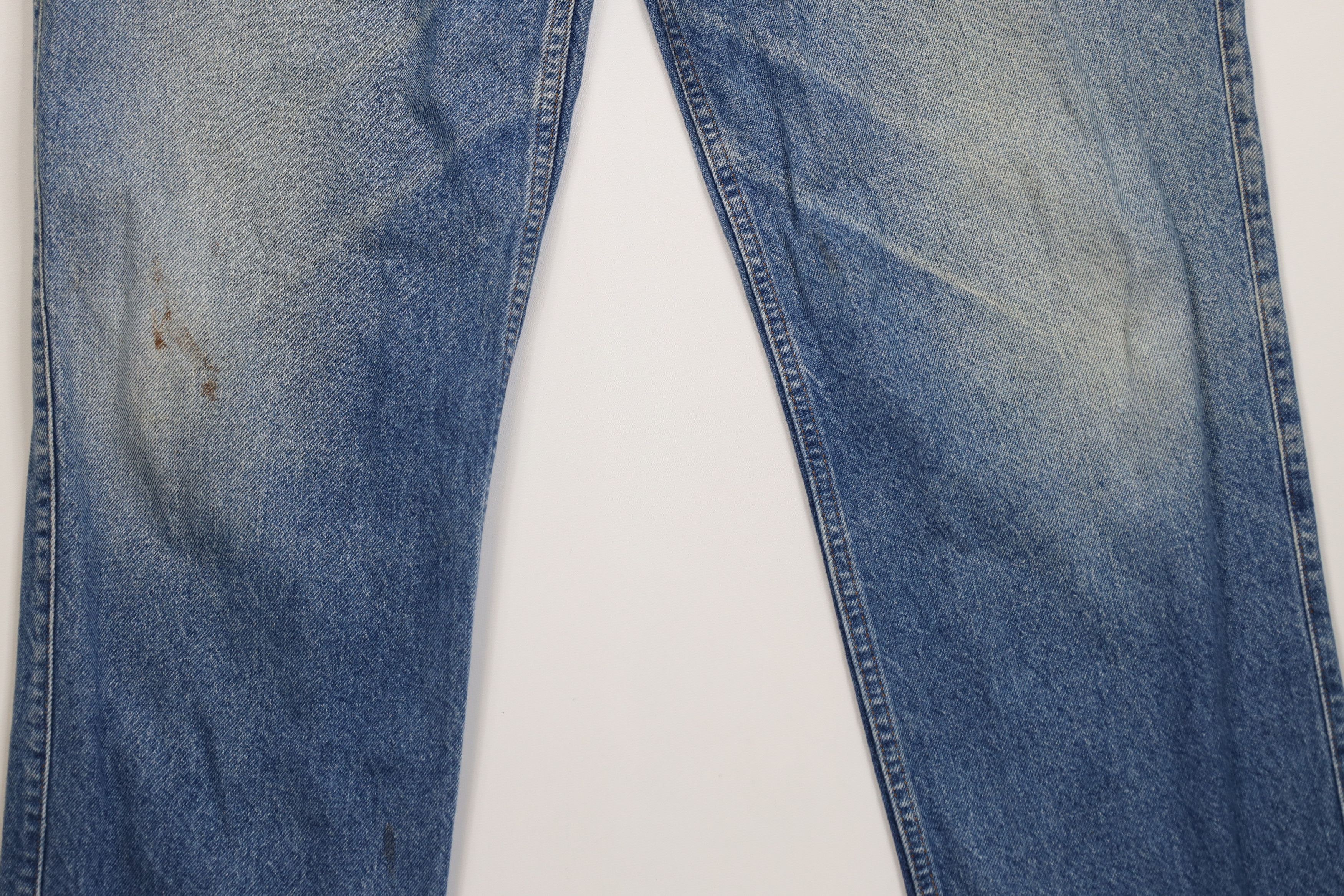 Levi's Vintage 90s Levis 540 Relaxed Fit Wide Leg Jeans Blue Size US 42 / EU 58 - 3 Thumbnail