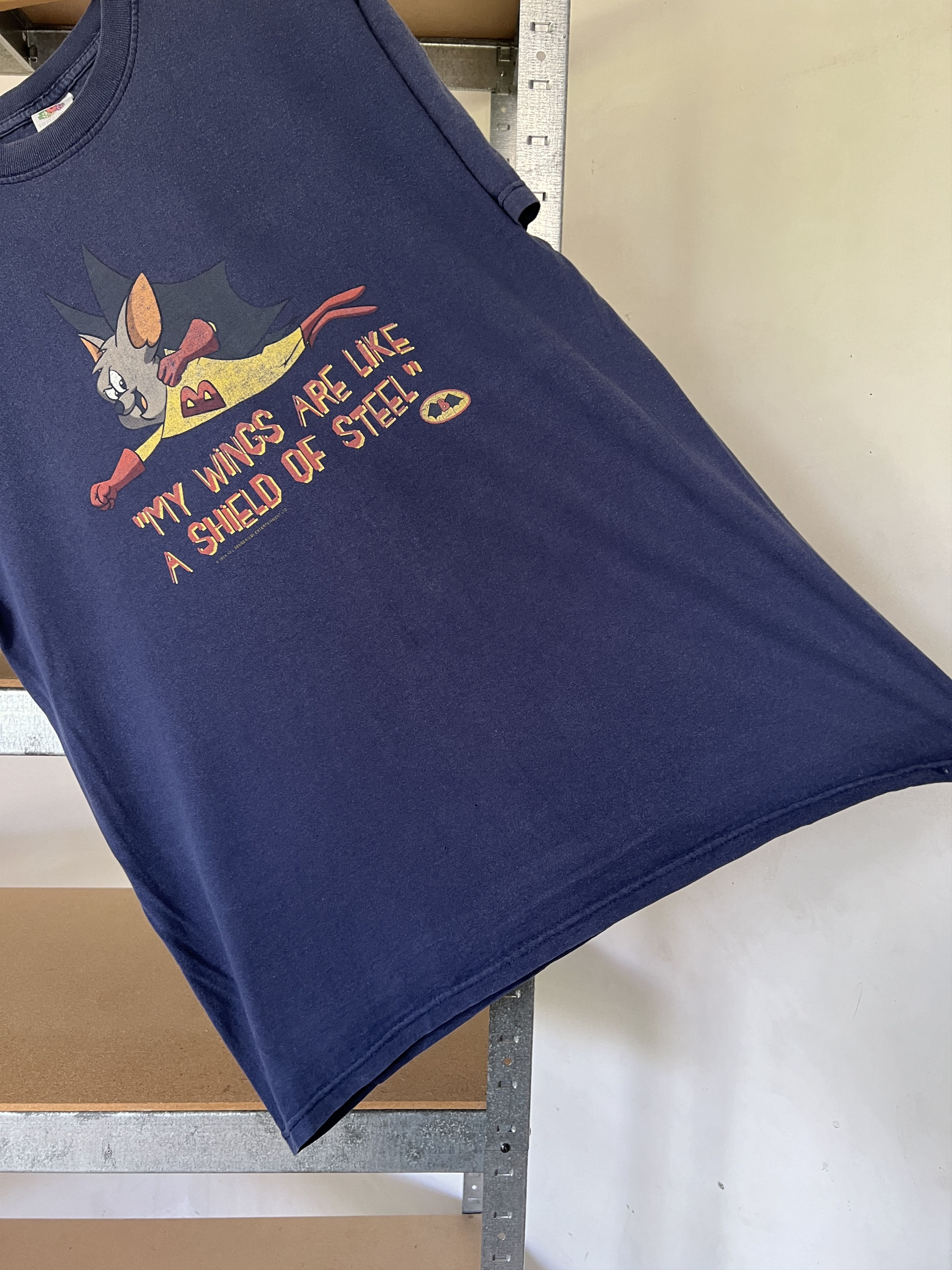 Cartoon Network Vintage 2004 Batfink Cartoon Movie T-shirt Size US M / EU 48-50 / 2 - 5 Thumbnail