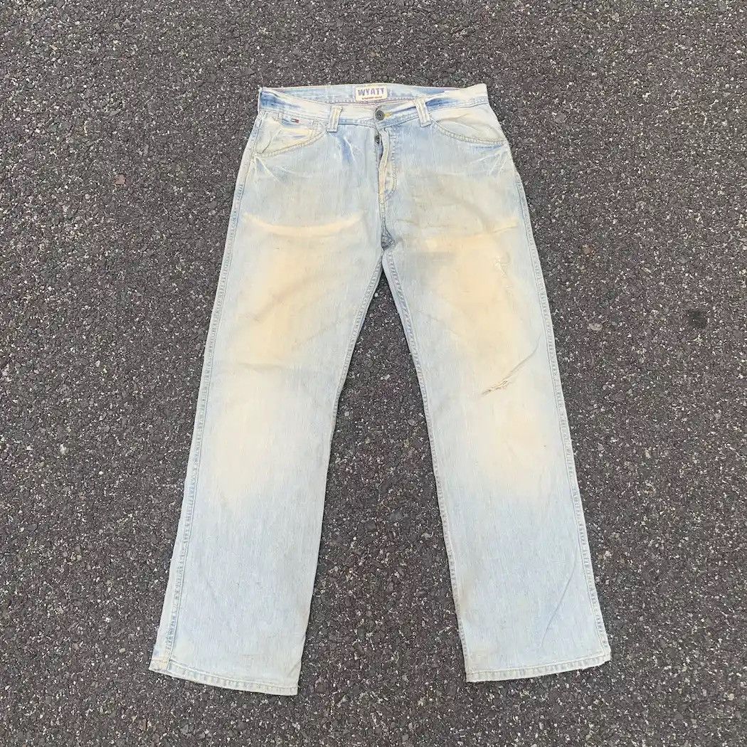 image of Beauty Beast x Ppfm VTG Tommy Hilfinger X Wyatt Jeans W33 L31 Baggy Denim Pants in Blue, Men's