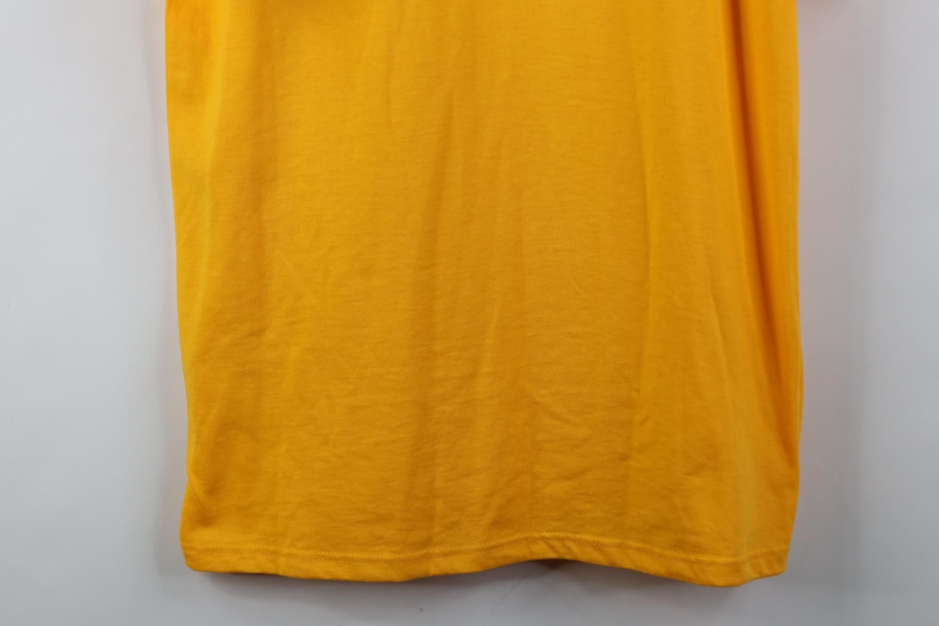 Vintage Deadstock Vintage 90s Streetwear Short Sleeve T-Shirt Yellow Size US M / EU 48-50 / 2 - 3 Thumbnail