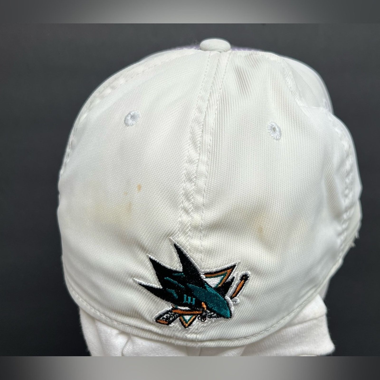 Reebok NHL San Jose Sharks Center Ice Reebok Hat- Fitted L/XL Size ONE SIZE - 4 Thumbnail