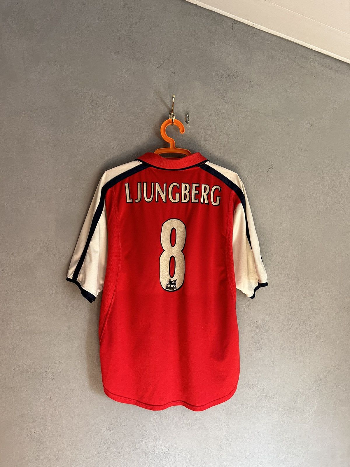 Arsenal Ljungberg #8 home jersey 2000-2002