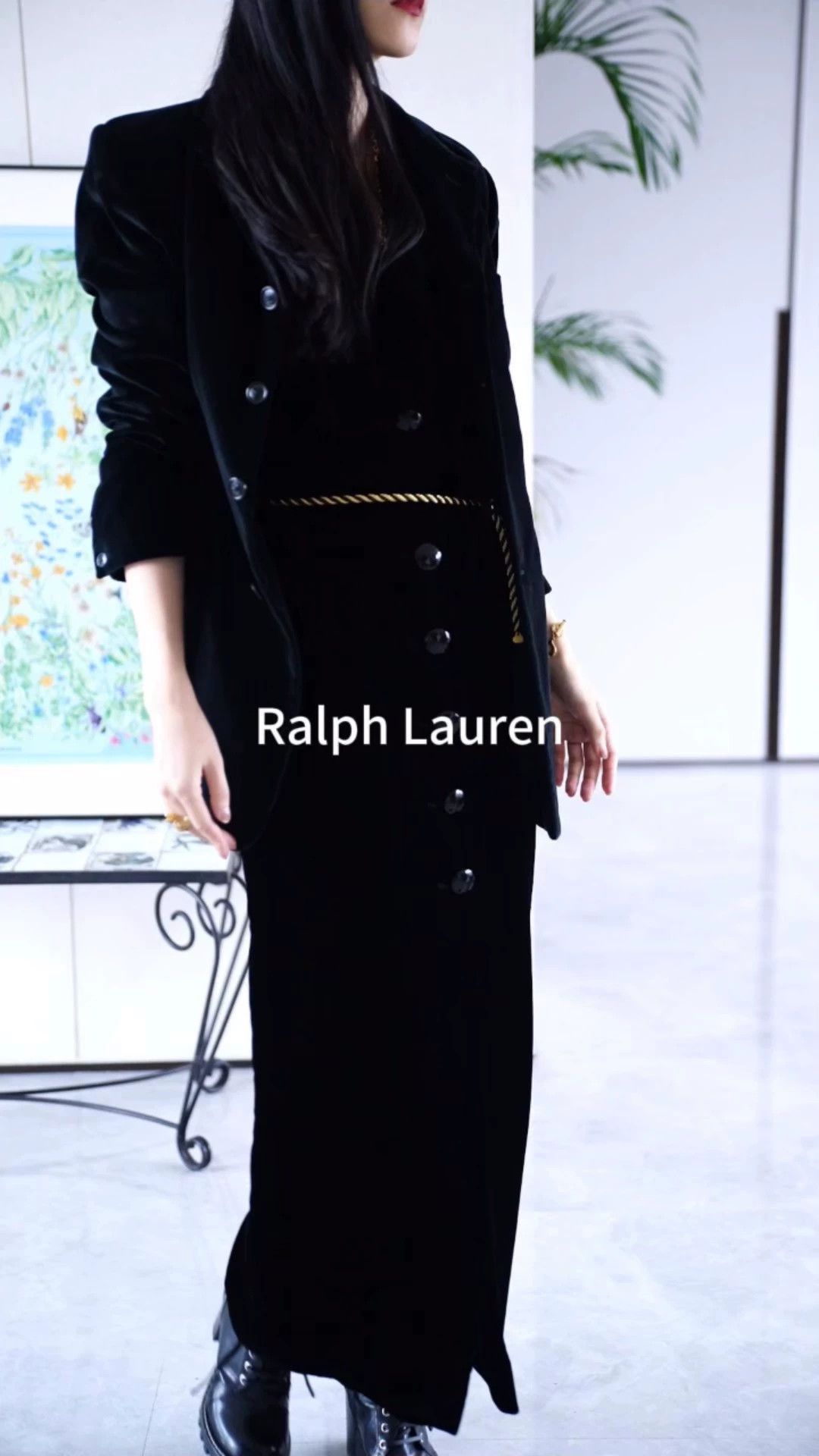 Polo Ralph Lauren Ralph Lauren Purple Label Black Velvet Blazer USA Size L / US 10 / IT 46 - 1 Thumbnail