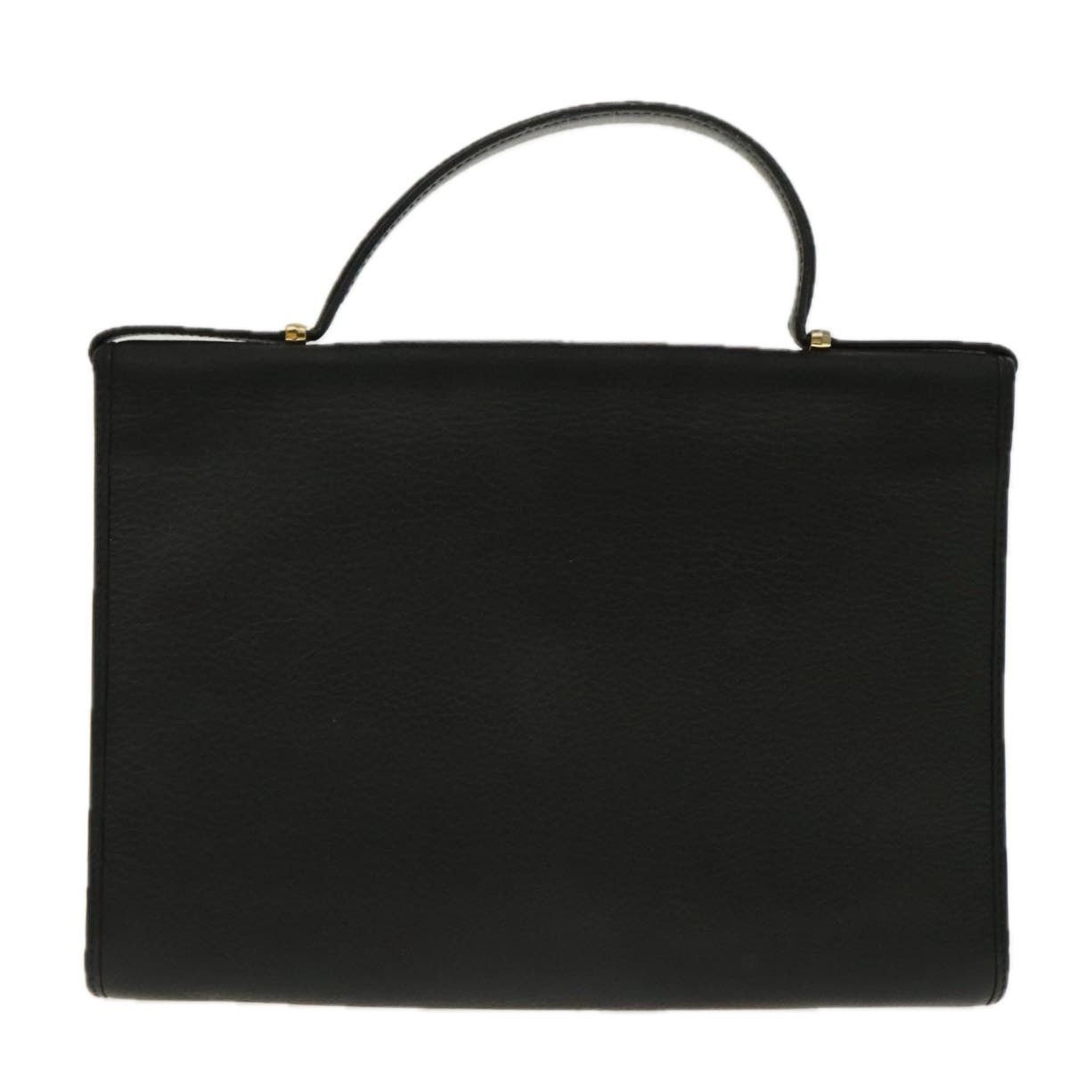 Dior DIOR Hand Bag Leather Black Gold Size ONE SIZE - 3 Thumbnail