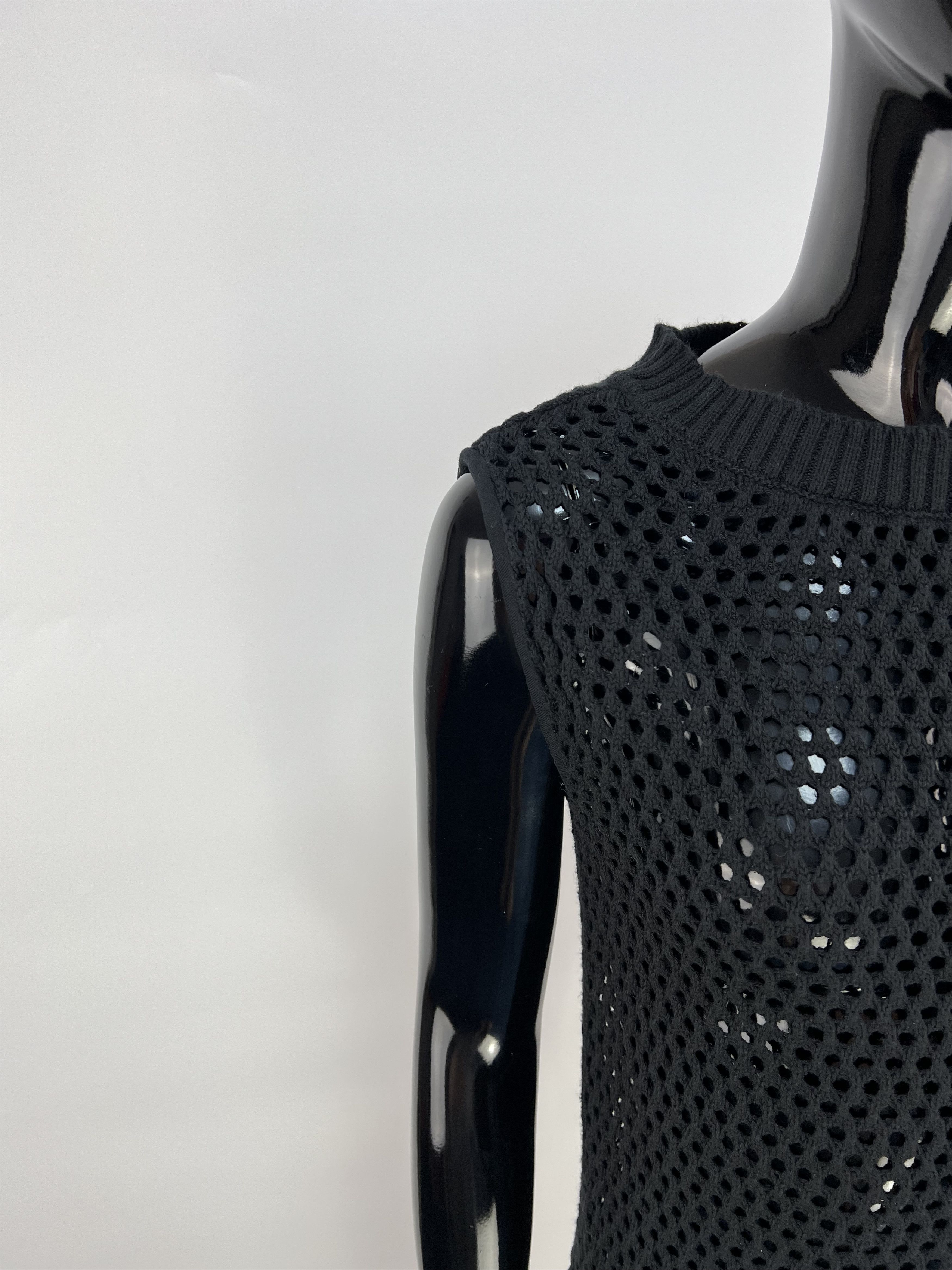 Just Cavalli Just Cavalli Cotton Mesh Top Blouse Size M / US 6-8 / IT 42-44 - 4 Thumbnail