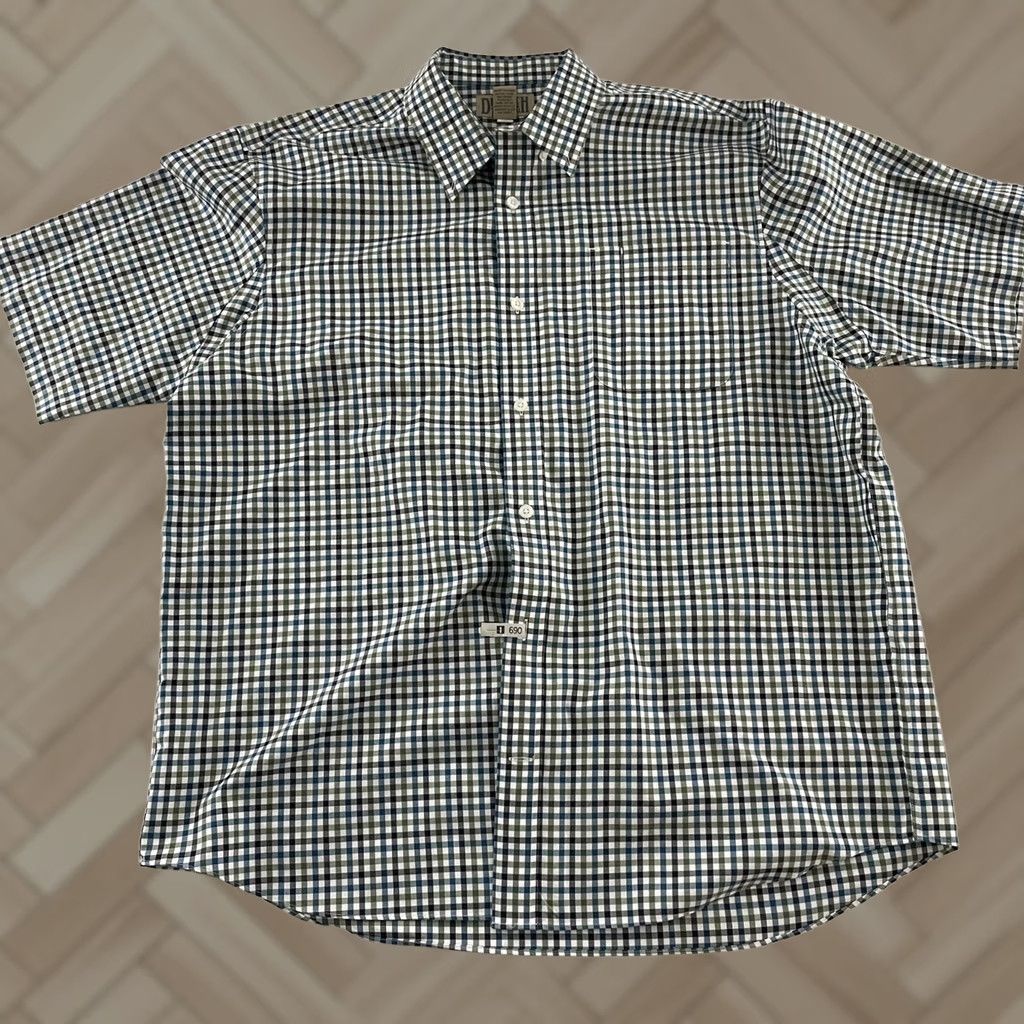 CO Duluth Short Sleeve Plaid Button-Up Shirt Mens XL Green White Blue Centennial Plaid? Size US XL / EU 56 / 4 - 1 Thumbnail