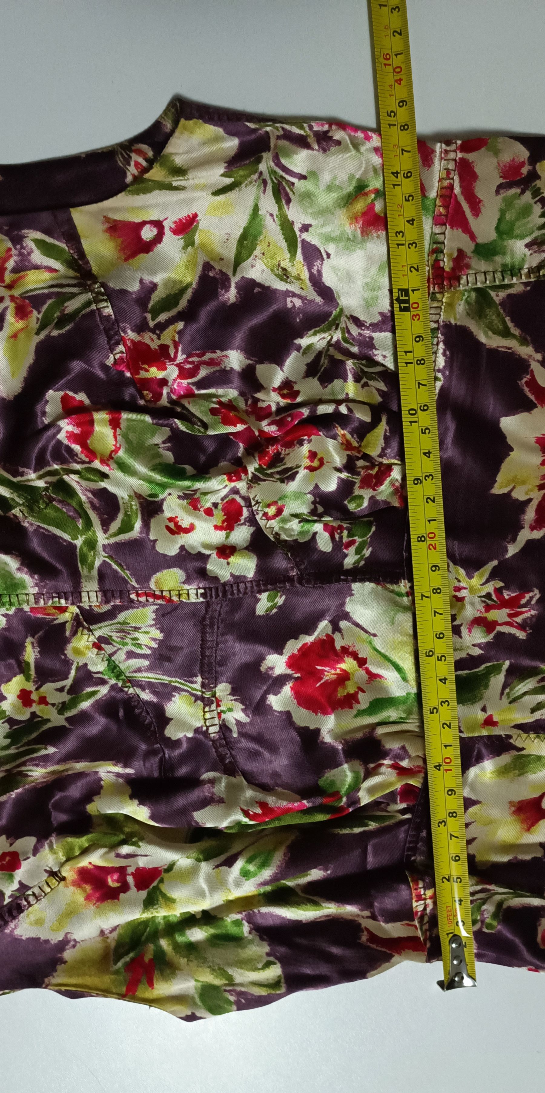 Jean Paul Gaultier 2000's- Midi dress in shiny purple satin Size M / US 6-8 / IT 42-44 - 25 Thumbnail