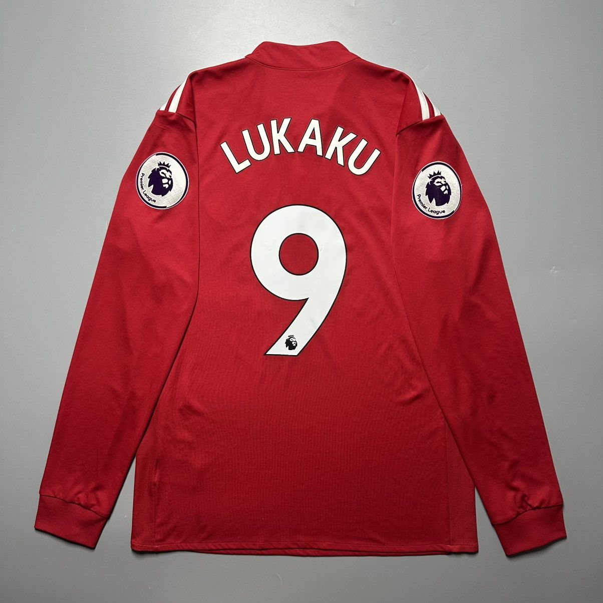 Adidas MAN UNITED ADIDAS 2017/2018 FOOTBALL HOME JERSEY #9 LUKAKU Size US M / EU 48-50 / 2 - 1 Thumbnail