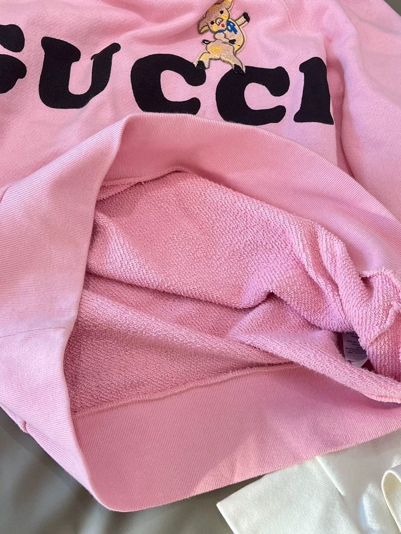Gucci Gucci Pink long-sleeved squirrel sweatshirt 2502-Nextarrow Size US XS / EU 42 / 0 - 6 Thumbnail