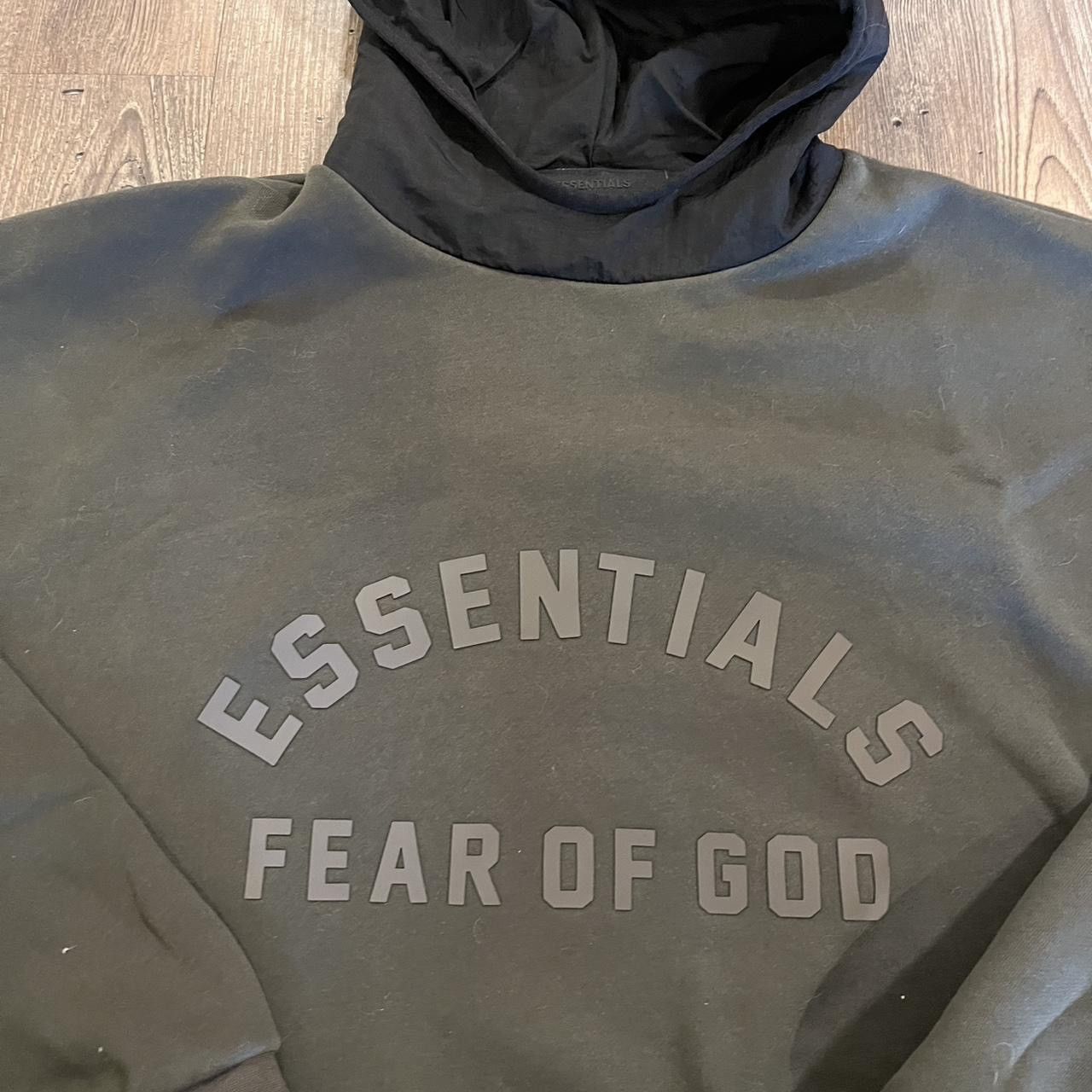 FOG Fear of God Essentials Pullover Hoodie Applique Logo Size US M / EU 48-50 / 2 - 4 Thumbnail