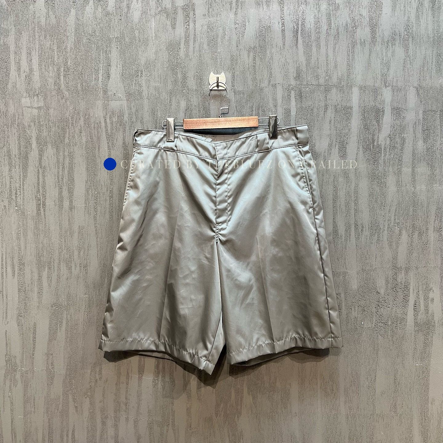 Prada Lightweight Gray Nylon Shorts Size 36 Size US 36 / EU 52 - 1 Thumbnail