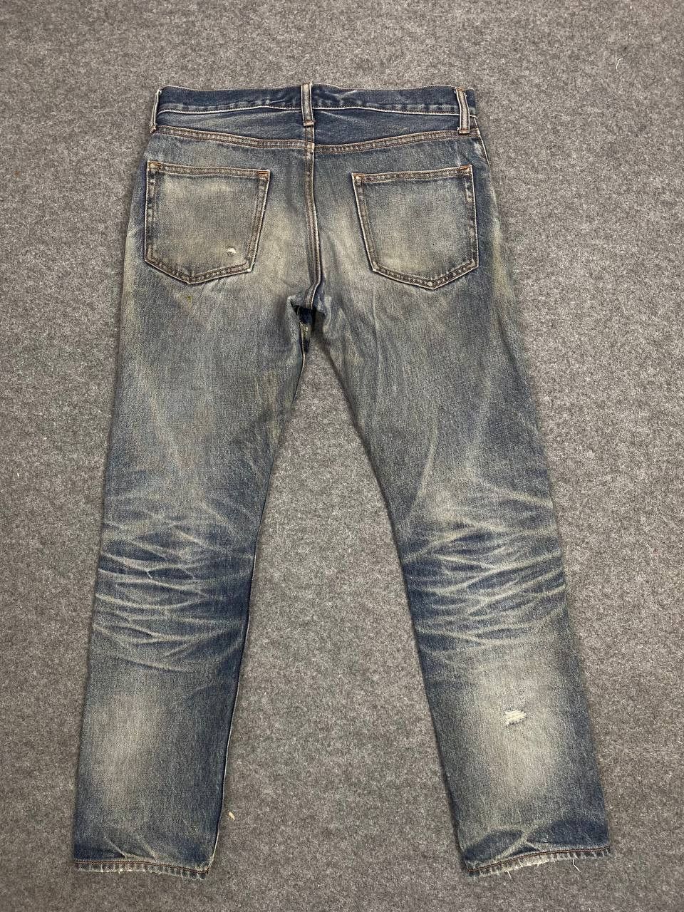 Japanese Brand vintage japanese brands distressed denim nice design Size US 33 - 3 Thumbnail