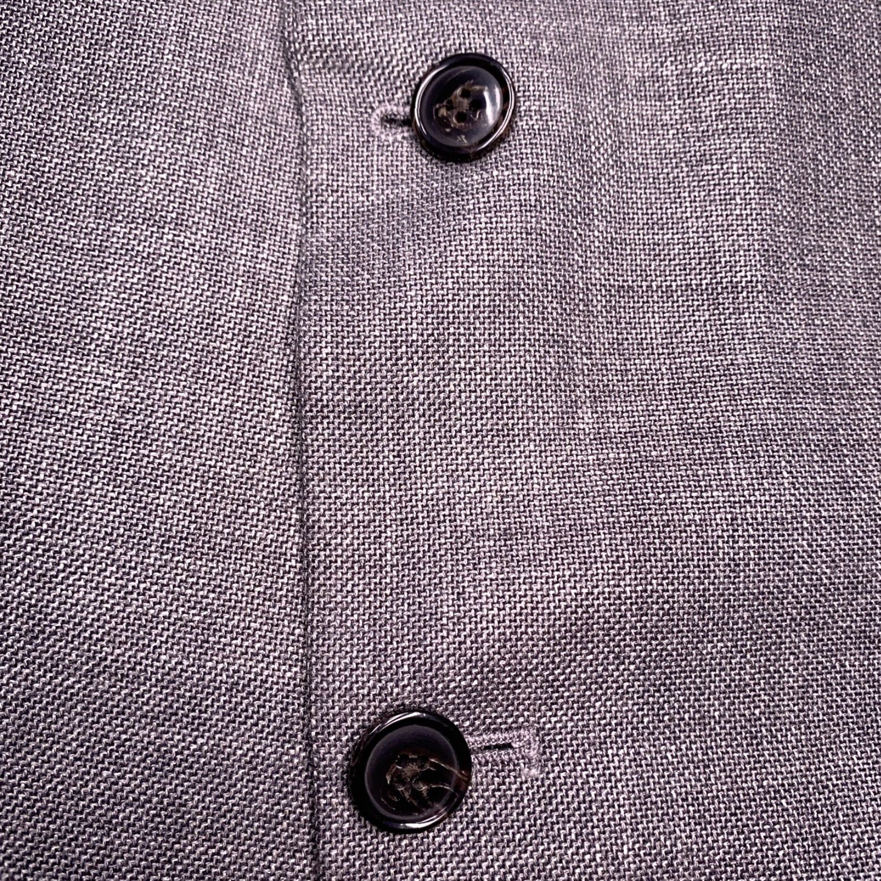 Chaps Chaps Sport Coat Mens 48L Gray Blazer Single Breasted 2-Button Jacket Long Notch Lapel Casual Formal Business Size 48R - 7 Thumbnail