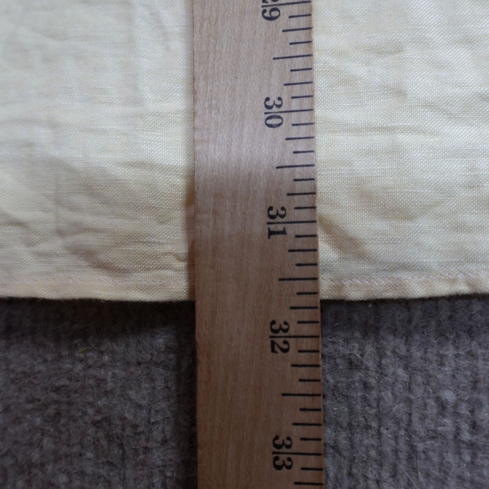 Vintage Spier & Mackay Shirt Large 16.5 Yellow Solid Linen Blend Slim Size US L / EU 52-54 / 3 - 6 Thumbnail