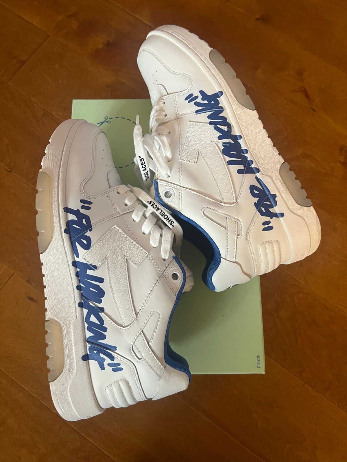 Pre-owned Off-white “out Of Office” Shoes In White