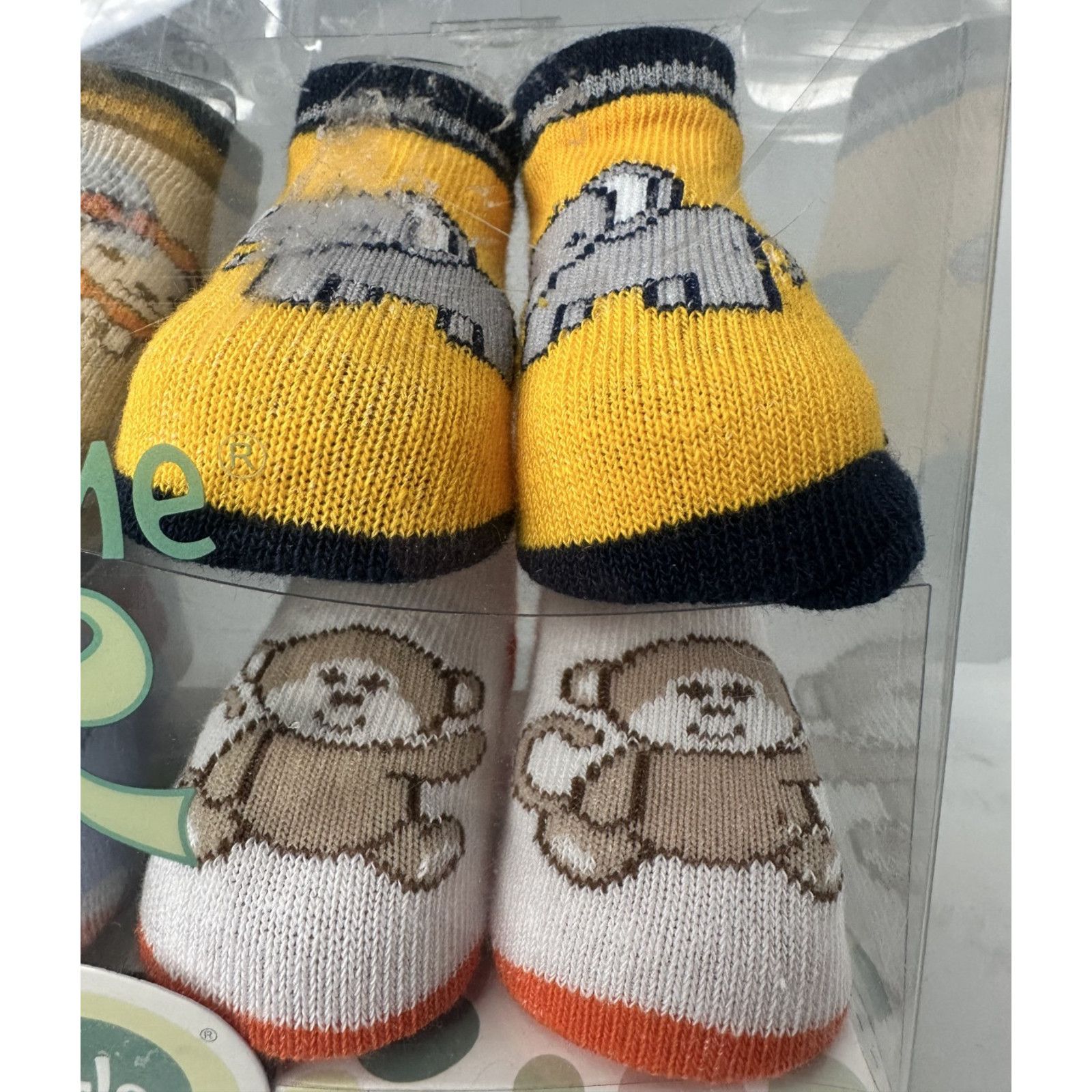 Other Little Me Baby Booties 4-Pair Assorted Animal Jungle Safari Size US 5 / EU 37 - 3 Thumbnail