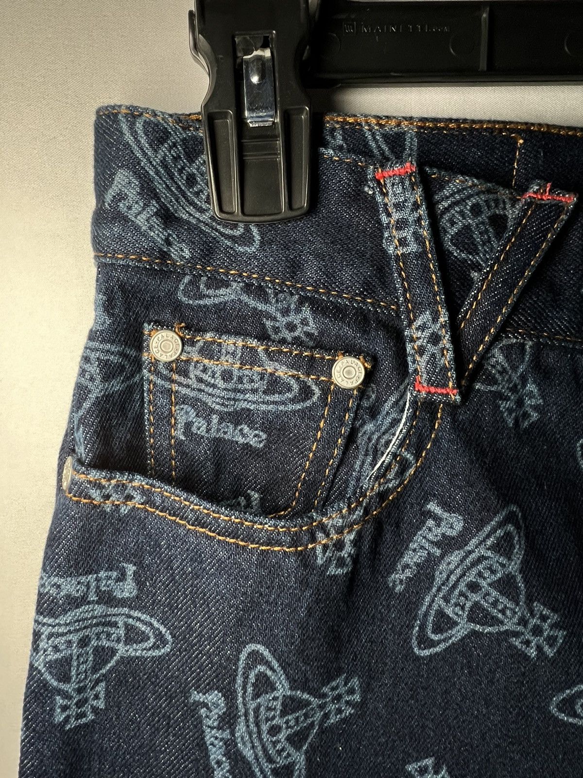 Palace × Vivienne Westwood Vivienne Westwood x Palace Logo Denim Jeans Size US 28 / EU 44 - 5 Thumbnail