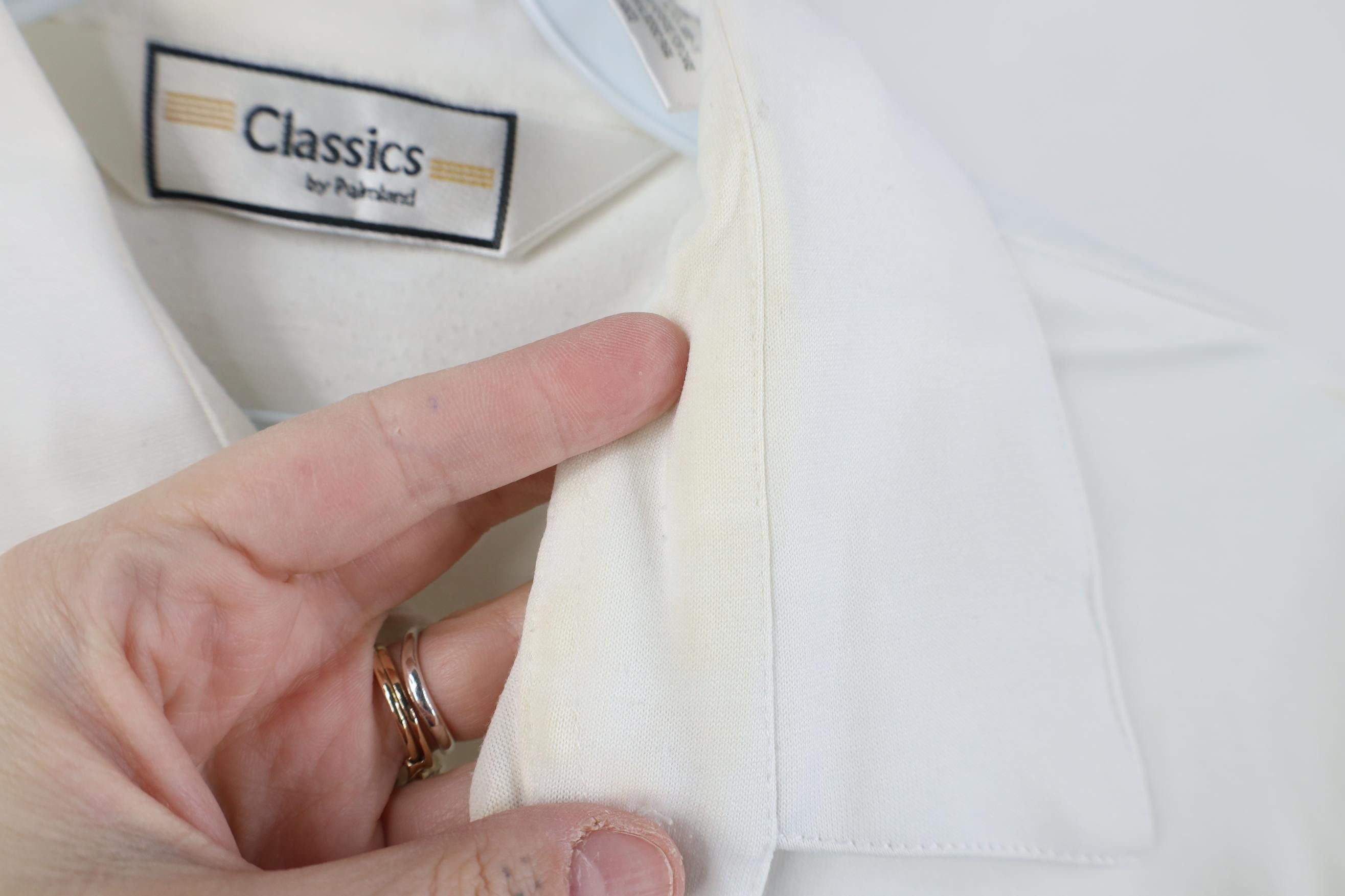 Vintage Vintage 90s Streetwear Knit Collared Golf Polo Shirt White Size US XL / EU 56 / 4 - 8 Thumbnail