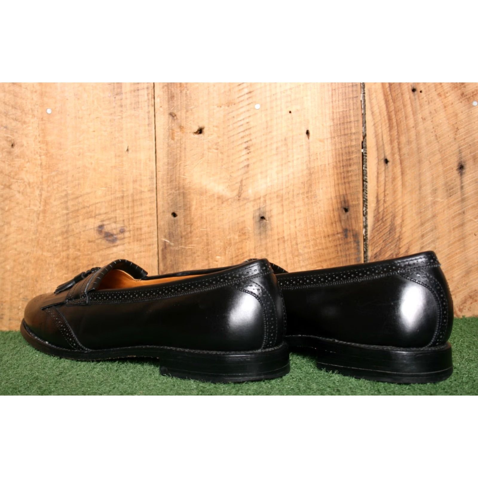 Allen Edmonds ALLEN EDMONDS Bridgeton Dark Oxblood Leather Brogue Kiltie Tassel Loafers 14B Men Dress Slip On Oxford Shoes Color Oxblood Width B Size US 14 Size US 14 / EU 47 - 3 Thumbnail