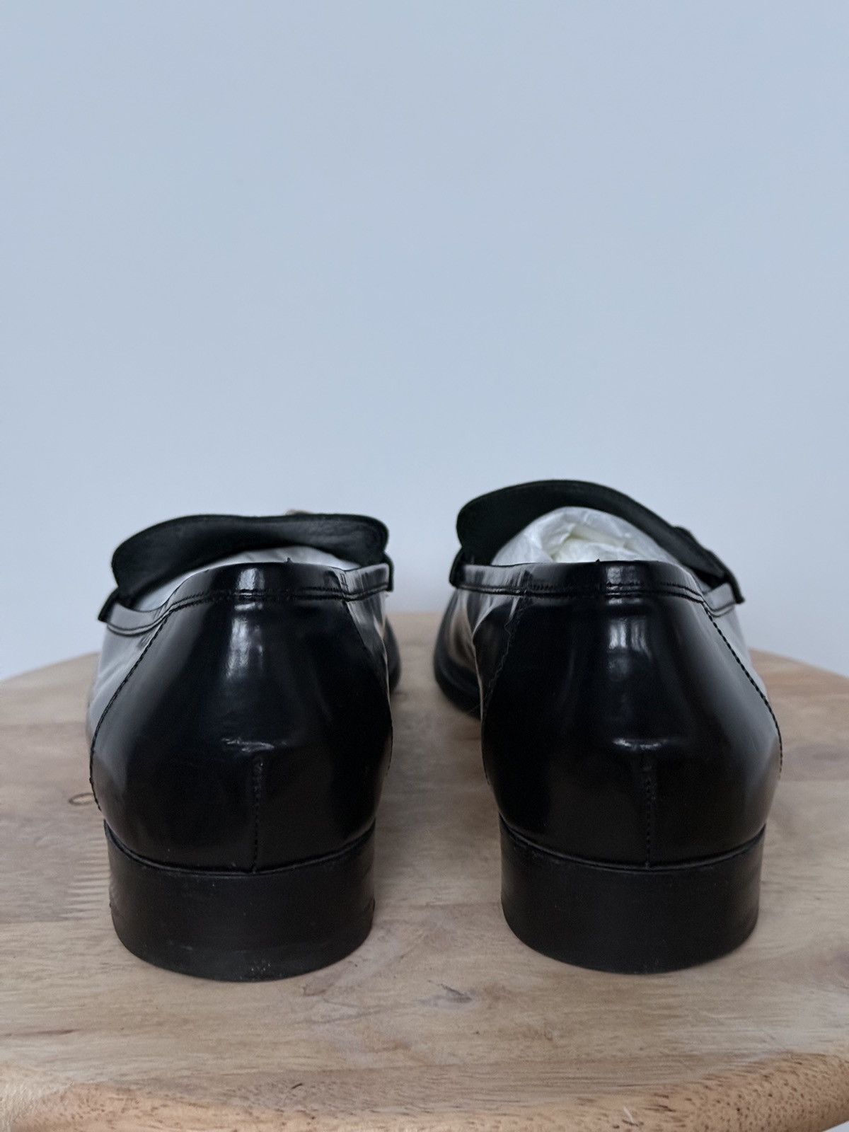 Gucci Gucci Leather Monogram GG Black Horsebit Loafers Size US 9 / EU 42 - 5 Thumbnail