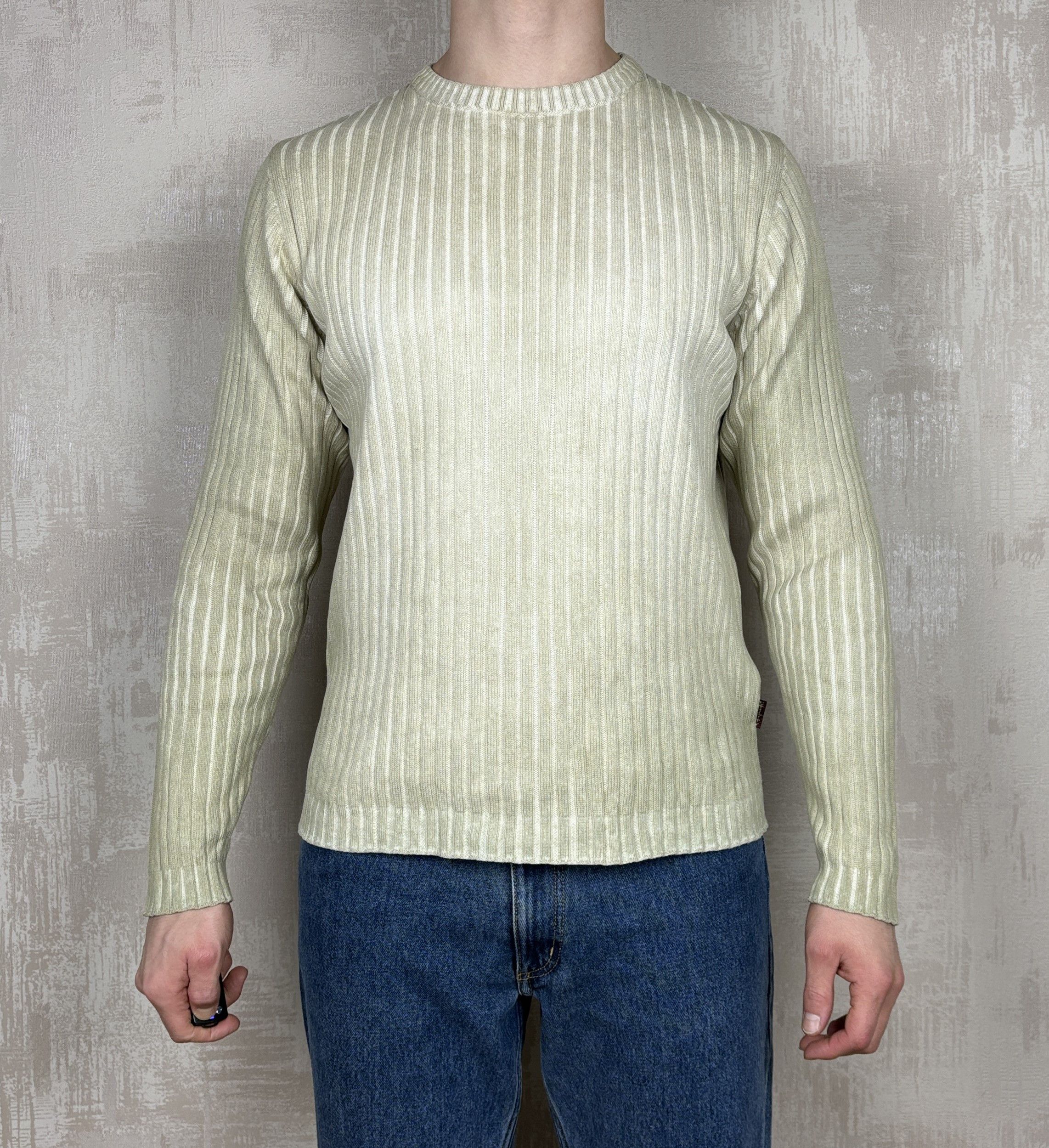 Marlboro Classics × Vintage Marlboro Classics Ribbed Rib Knit Vintage Sweater Crew Neck Size US L / EU 52-54 / 3 - 2 Thumbnail