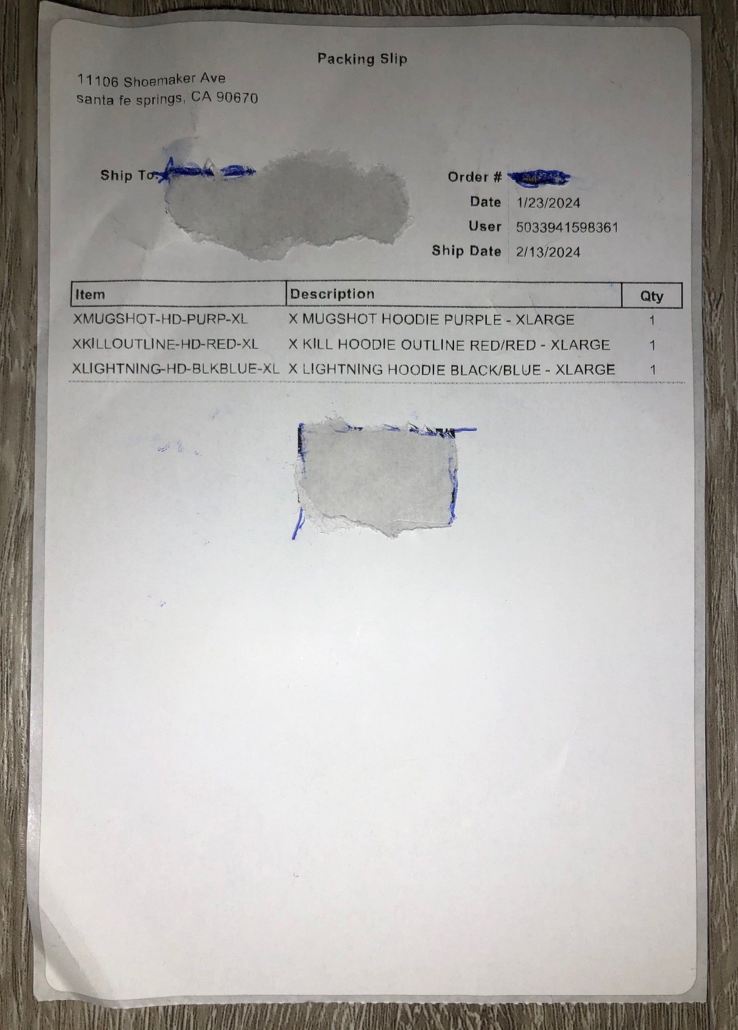 Revenge Revenge Blue Kill Hoodie Size US XL / EU 56 / 4 - 5 Thumbnail