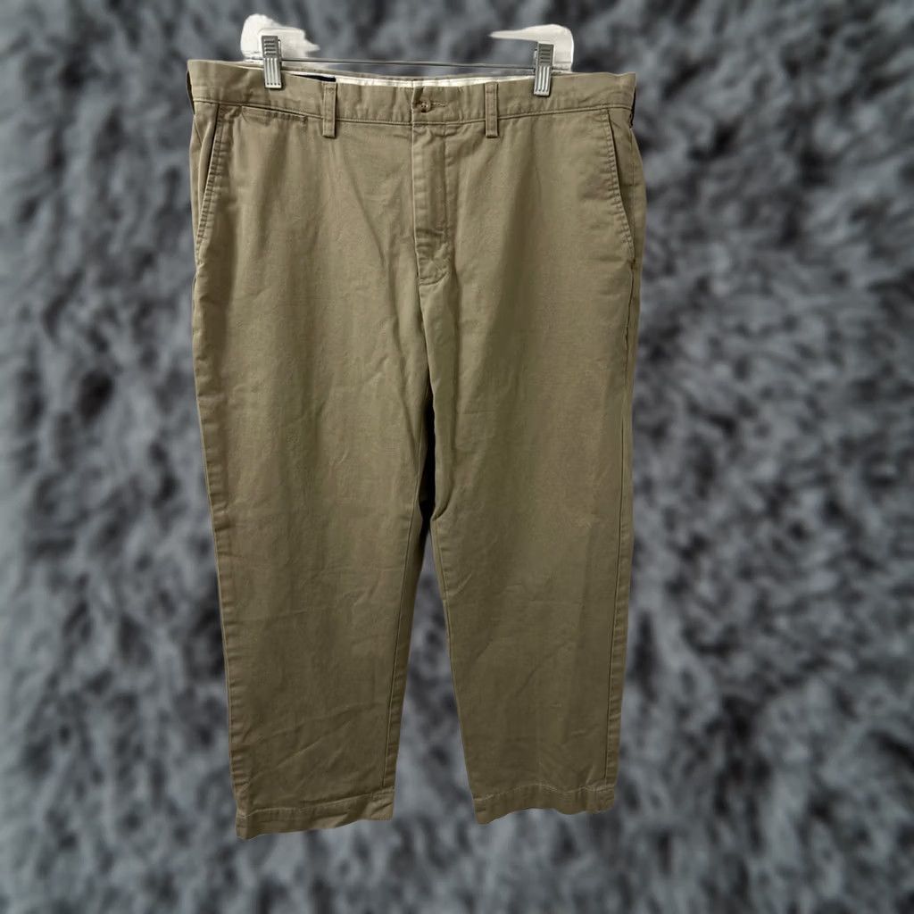Polo Ralph Lauren VINTAGE Polo Ralph Lauren Preston Pants Mens 38 29 Khaki Tan Chino Straight Trousers Size US M / EU 48-50 / 2 - 1 Thumbnail