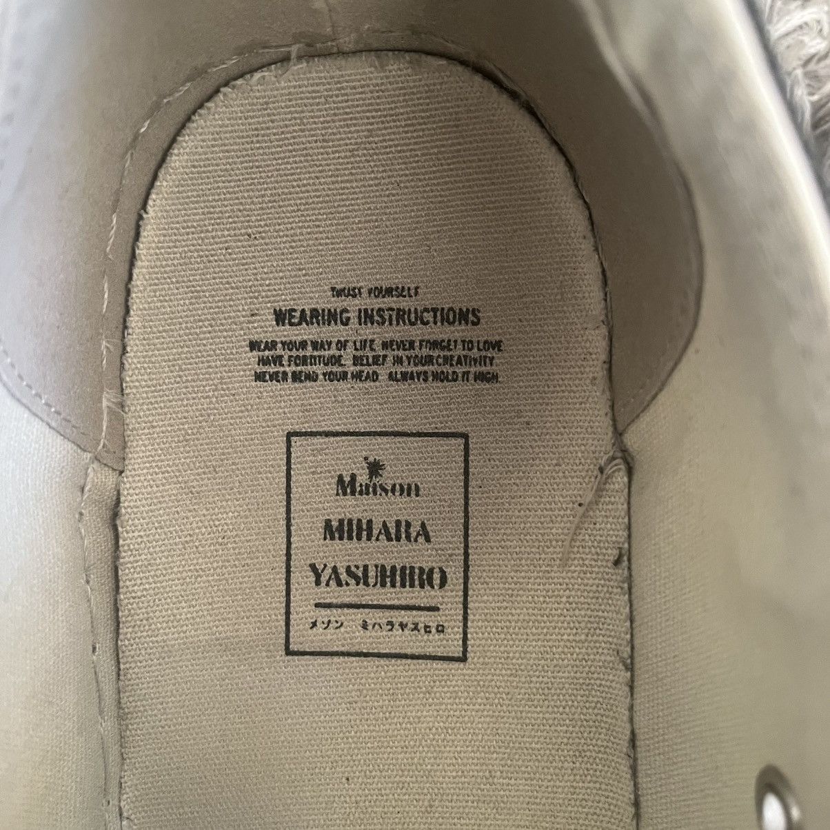Maison MIHARA YASUHIRO Maison Mihara Yasuhiro Low Top Canvas Sneakers Size US 10 / EU 43 - 9 Thumbnail