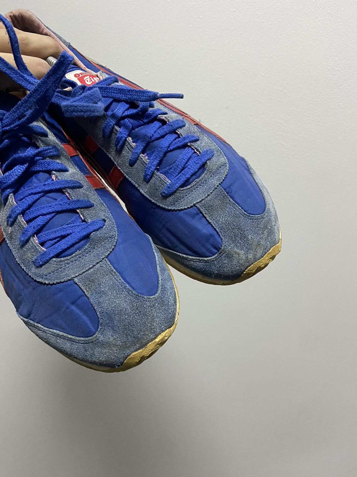 Asics × Vintage Asics Onitsuka Tiger Vintage Sneakers Low Top stripe Size US 12.5 / EU 45-46 - 11 Thumbnail