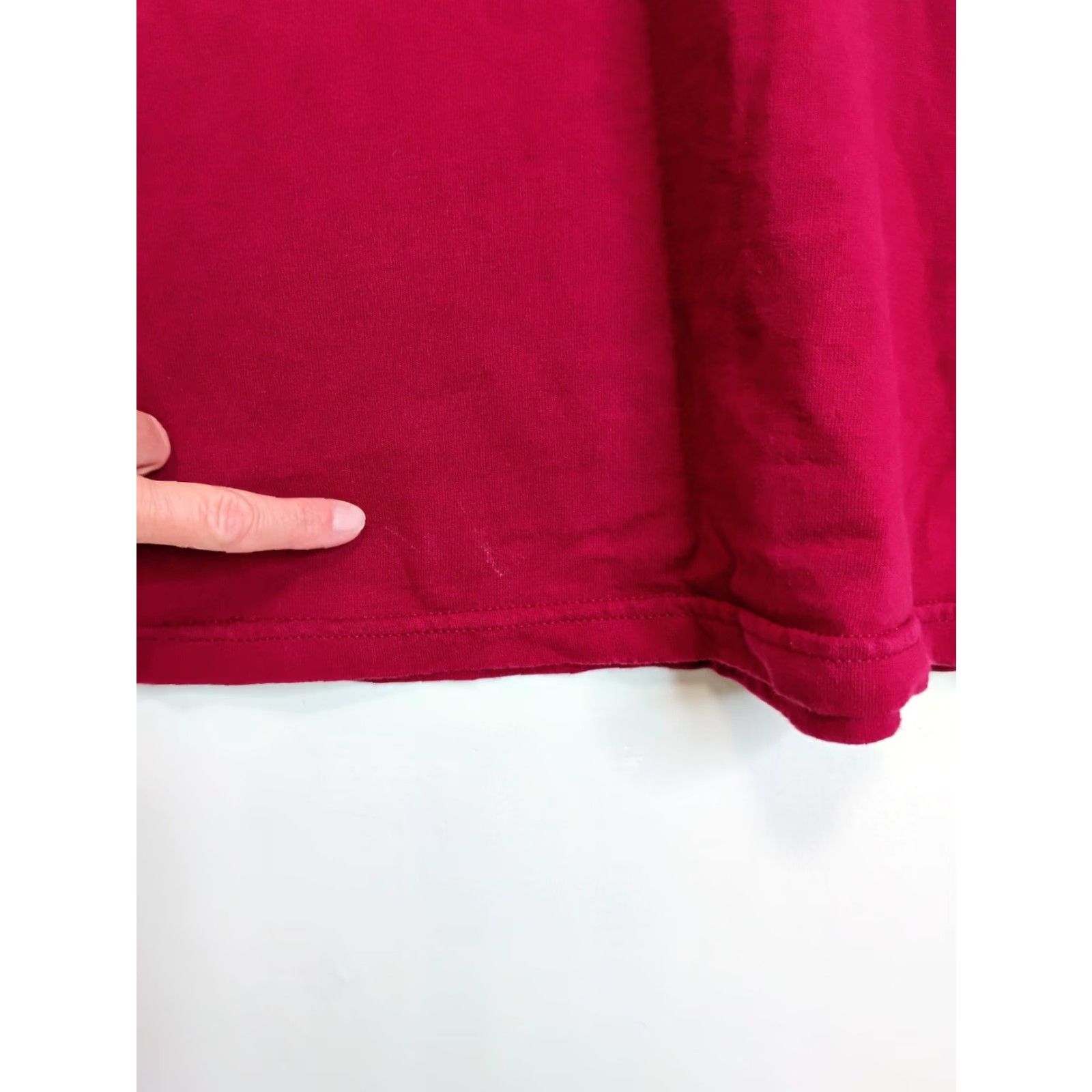 Fruit Of The Loom VINTAGE Boston Massachusetts Short Sleeve Graphic T Shirt Mens Fits Medium Red Size US M / EU 48-50 / 2 - 3 Thumbnail