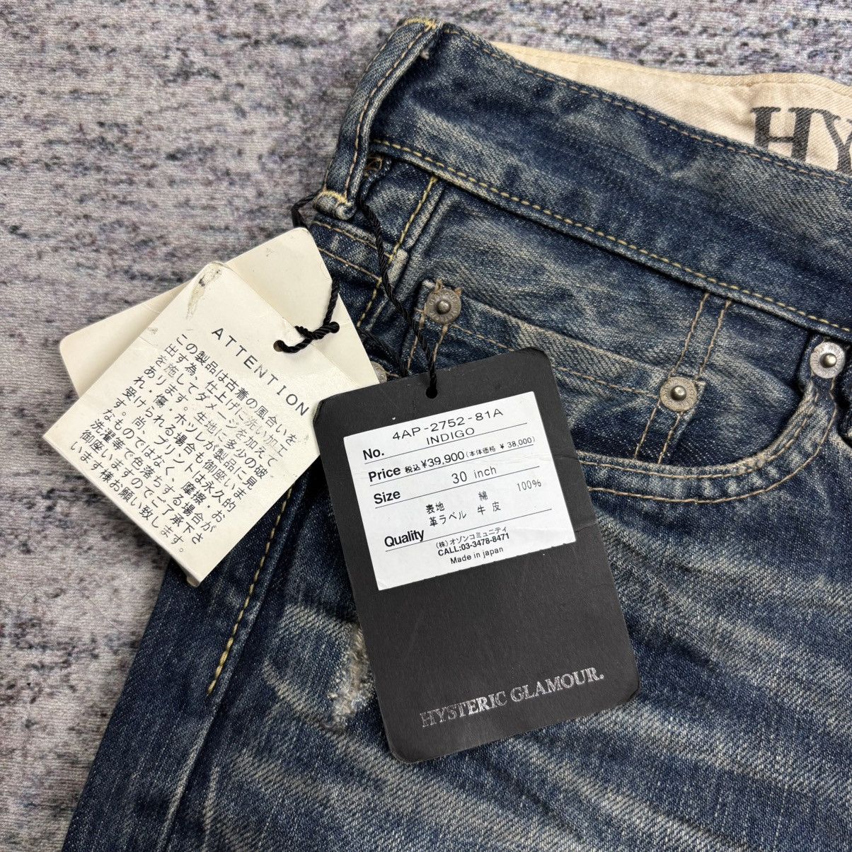 Hysteric Glamour Hysteric Glamour indigo selvedge washed jeans Size US 30 / EU 46 - 9 Thumbnail