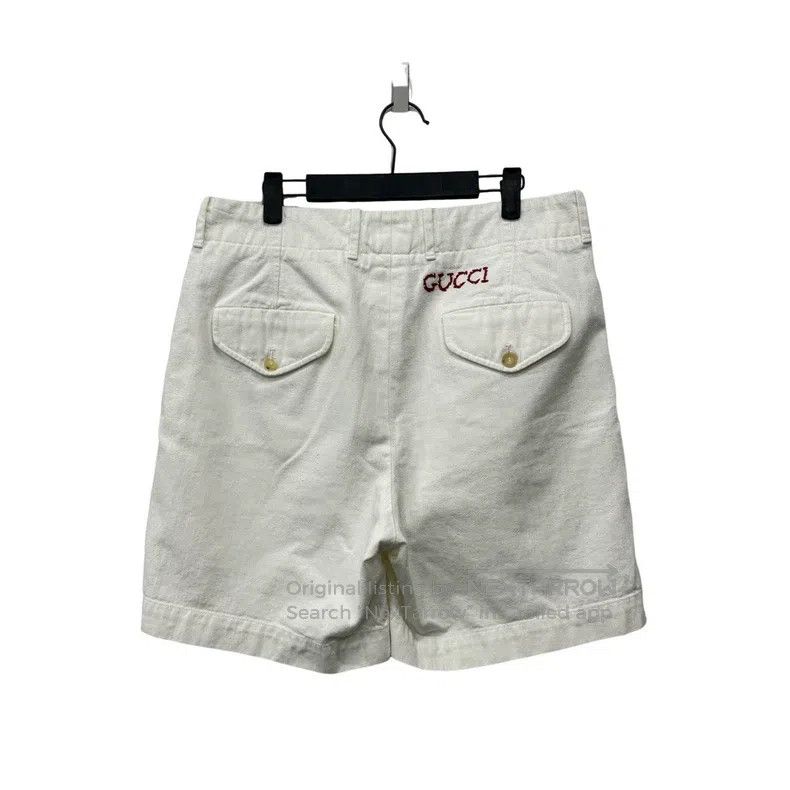 Gucci Gucci Embroidered logo shorts Size US 32 / EU 48 - 2 Thumbnail
