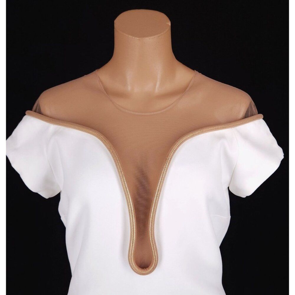 Stella McCartney Stella McCartney Lara Stretch-Cady Gown Size 42 US 6 S White Size M / US 6-8 / IT 42-44 - 3 Thumbnail