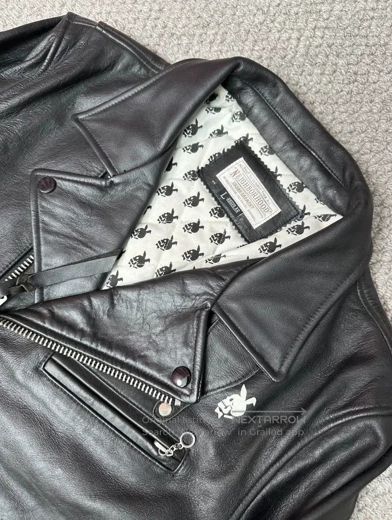 Neighborhood Neighborhood Heavy Duty Biker Leather Jacket Old Style Size US L / EU 52-54 / 3 - 4 Thumbnail