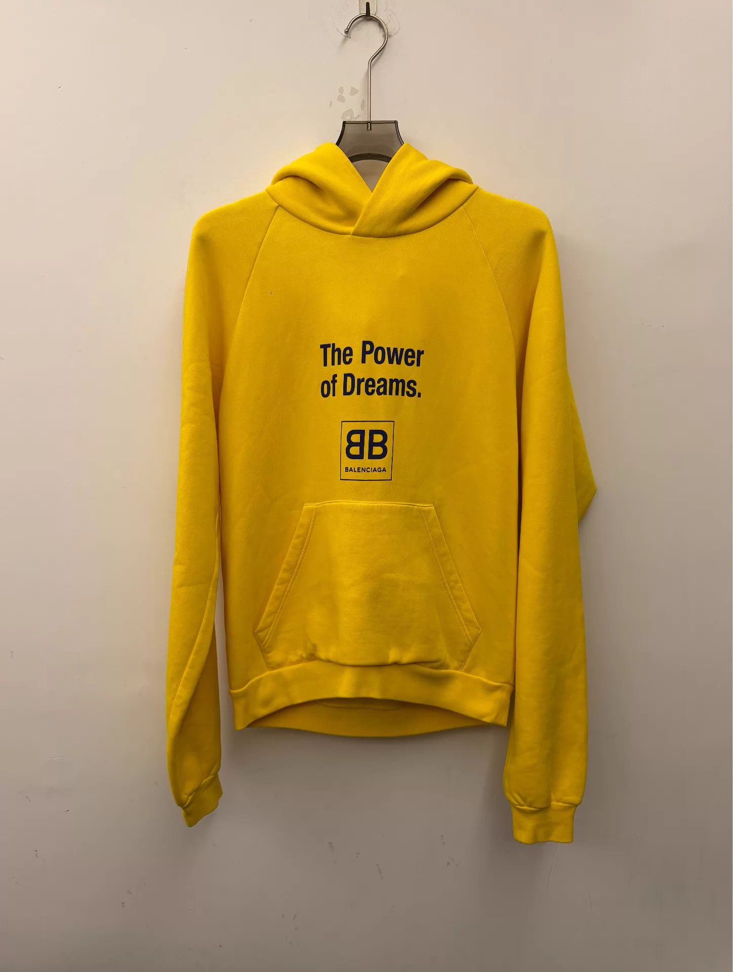 Balenciaga Balenciaga Yellow BB Logo Hoodie M Size M / US 6-8 / IT 42-44 - 1 Thumbnail