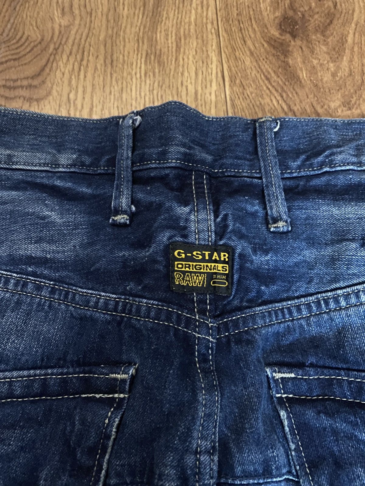 G-Star × Vintage Denim Pants Gstar Raw Jeans Y2K Size US 32 / EU 48 - 7 Thumbnail