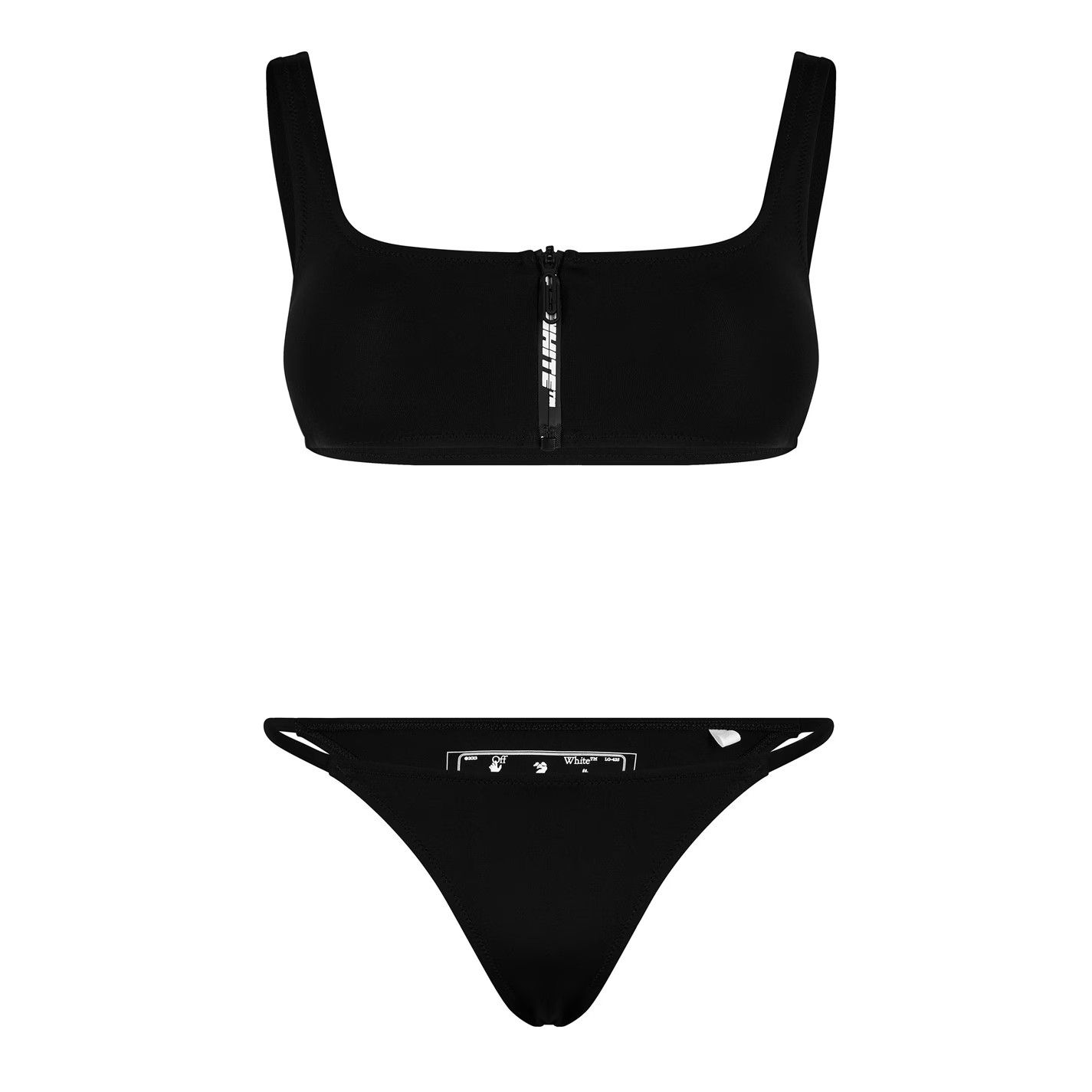 Off-White o1g2r1mq0125 Size: S / Beachwear Bikini Set in Black Size ONE SIZE - 1 Thumbnail