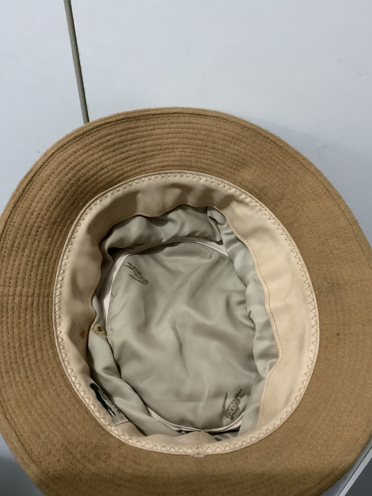Lacoste Lacoste Brown Bucket Hat Size ONE SIZE - 9 Thumbnail