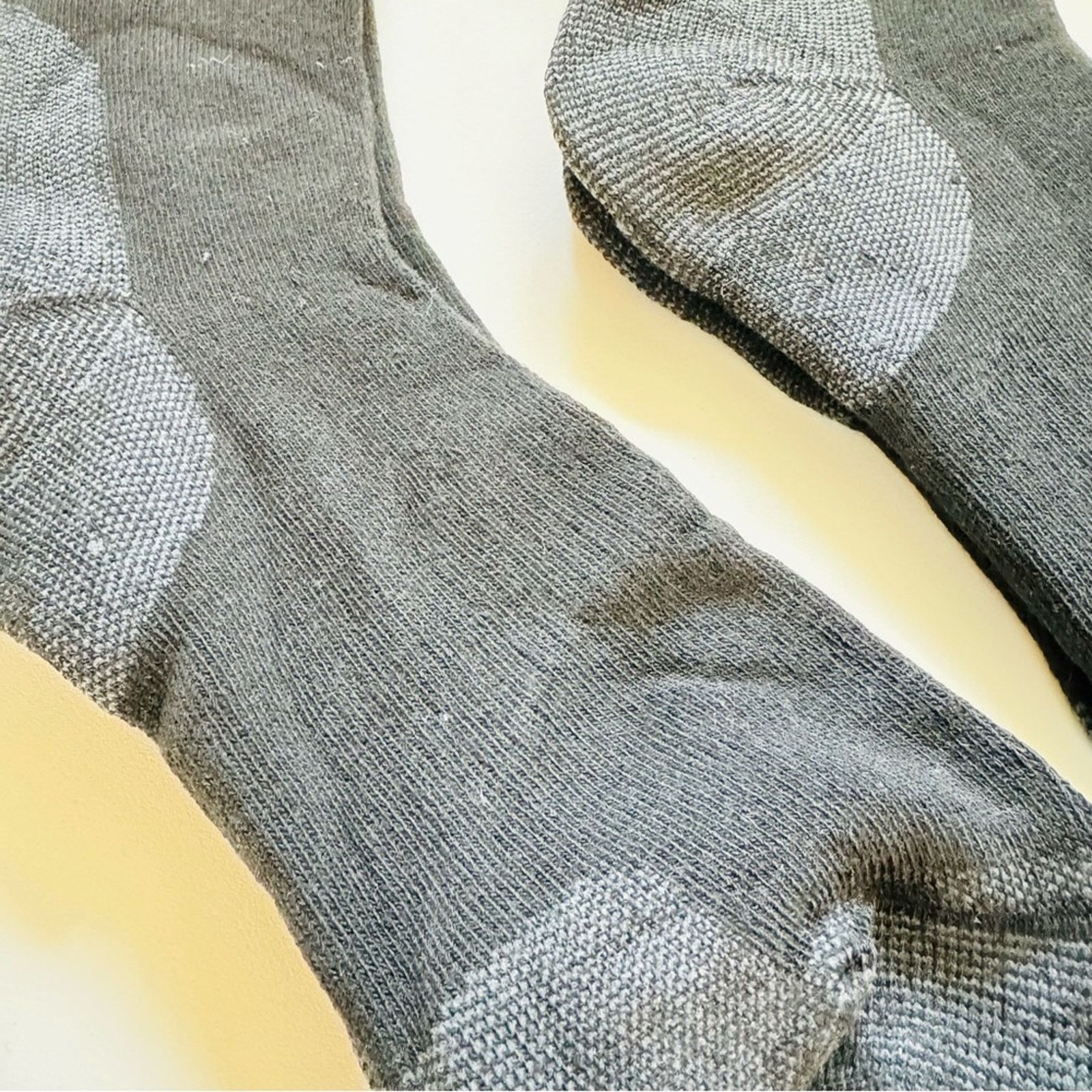 Happy Socks NEW BOMBAS Black Grey Gray Toe Heel Tube Crew Socks M Set 3 Size ONE SIZE - 3 Thumbnail