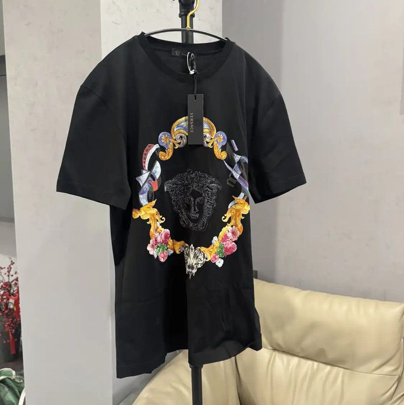 Versace Black Cotton Women's T-Shirt 0089