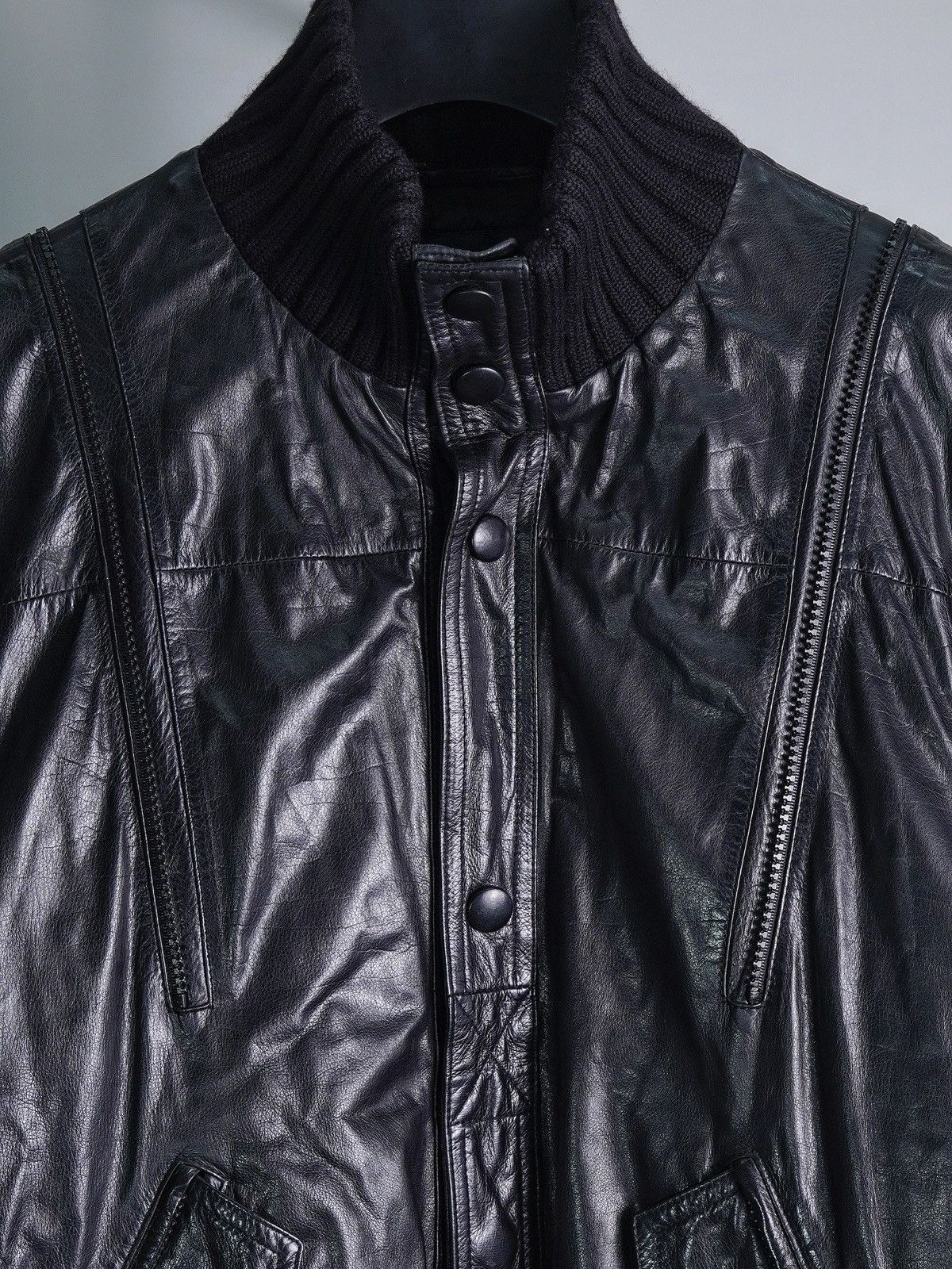 Gucci FW03 Zipper Leather Jacket Tom Ford Era Size US M / EU 48-50 / 2 - 3 Thumbnail