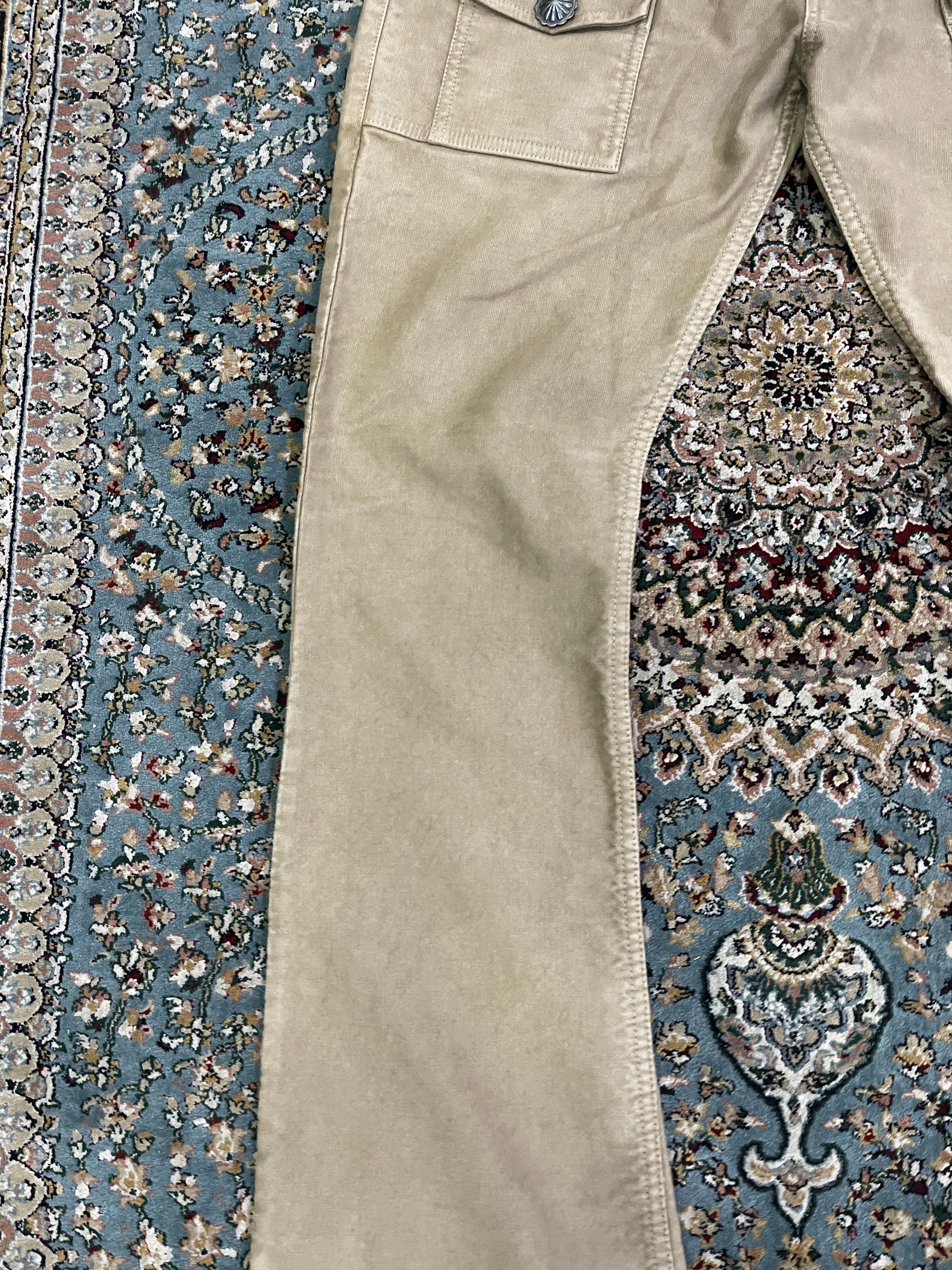 If Six Was Nine AYUITE Flared Leather Pocket Bushpants Beige Travis Scott Size US 32 / EU 48 - 8 Thumbnail
