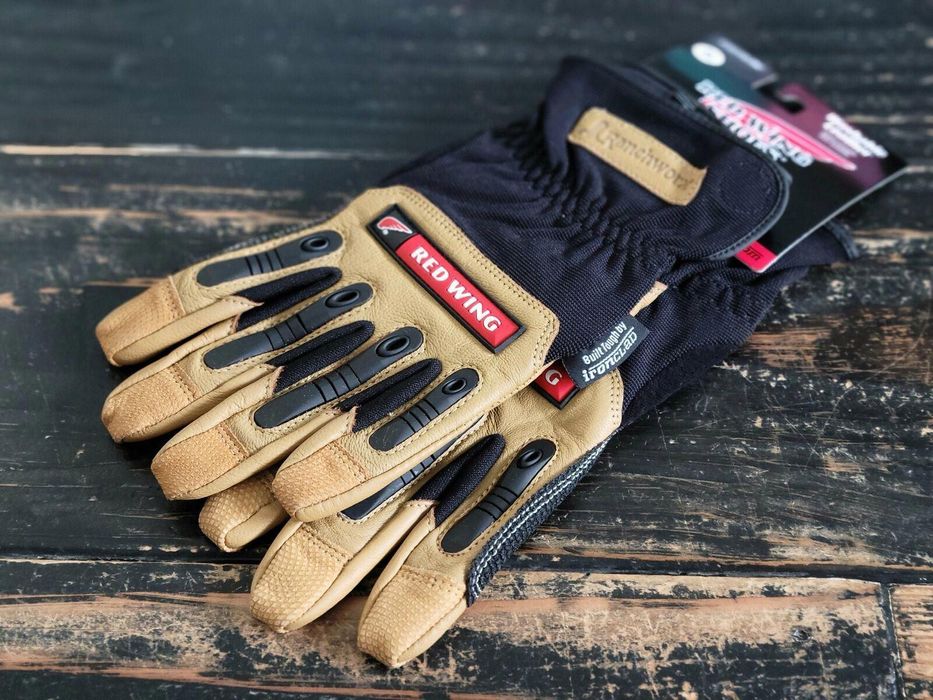 Designer Red Wing Shoe Ranchwork Brown Leather Work Glove Men XXL Grailed