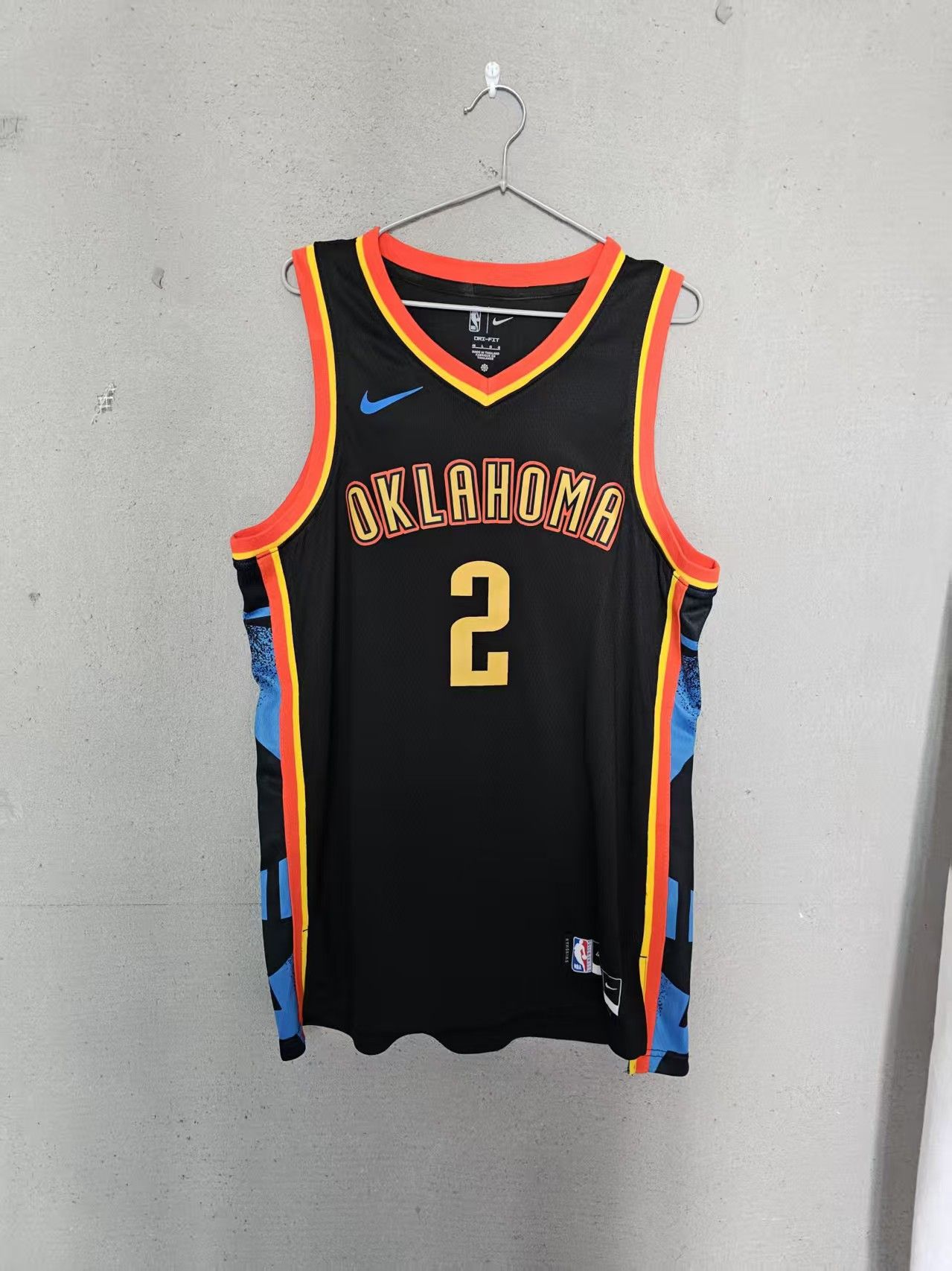 NBA Oklahoma City Thunder #2 Shai Gilgeous-Alexander Jersey L Size US L / EU 52-54 / 3 - 2 Thumbnail