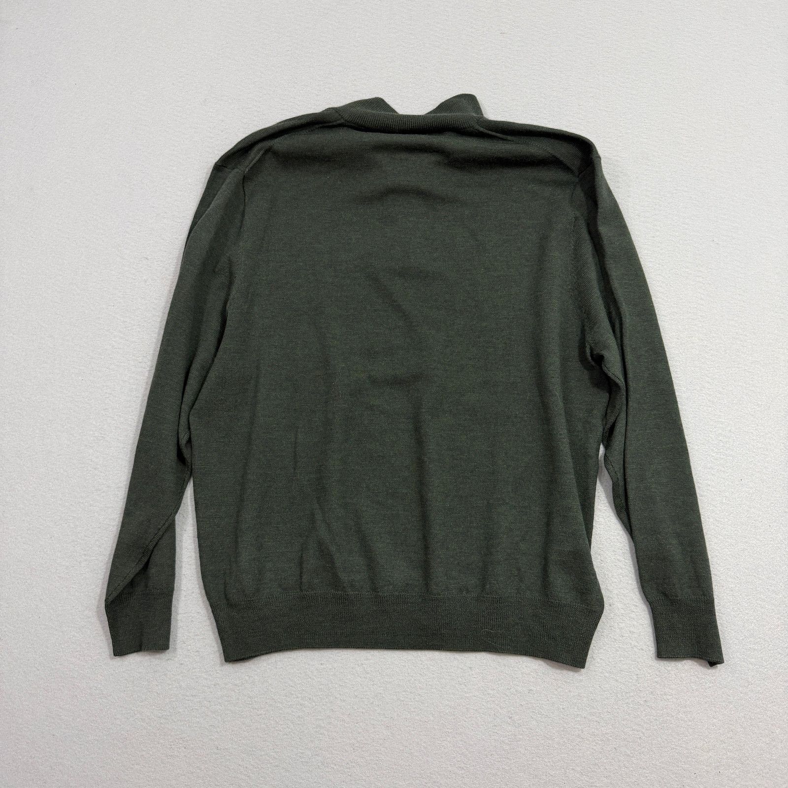 Jos. A. Bank Jos A Bank 100% Merino Wool 1/4 Zip Sweater Extra Large Size US XL / EU 56 / 4 - 7 Thumbnail