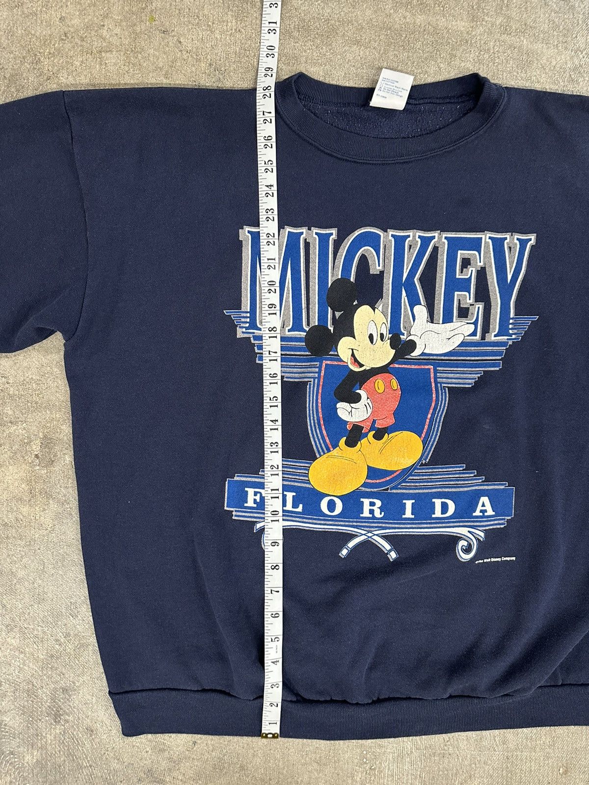 Disney × Vintage Vintage 90s Disney Mickey Mouse Florida Sweatshirt Size US XXL / EU 58 / 5 - 11 Thumbnail