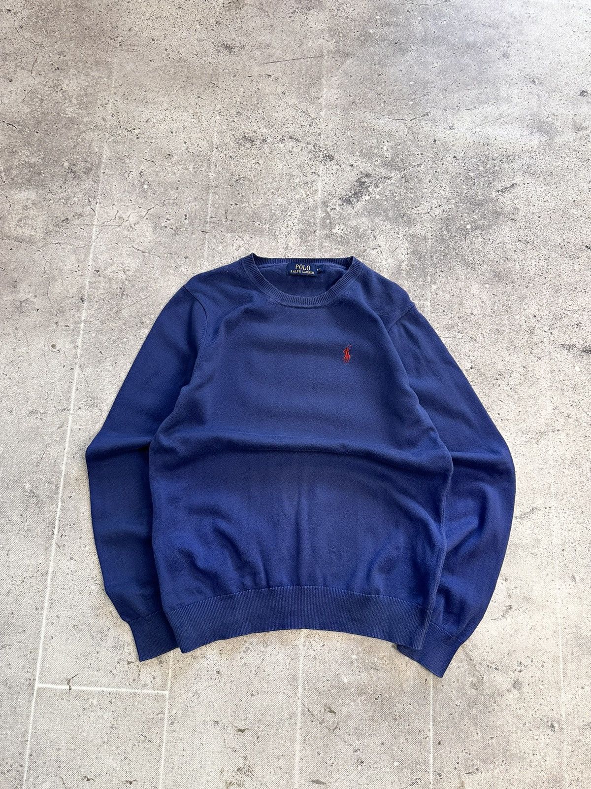 Polo Ralph Lauren × Ralph Lauren SALE💣💣 Polo Ralph Lauren Cable Knit wool blue sweater Size US M / EU 48-50 / 2 - 2 Thumbnail