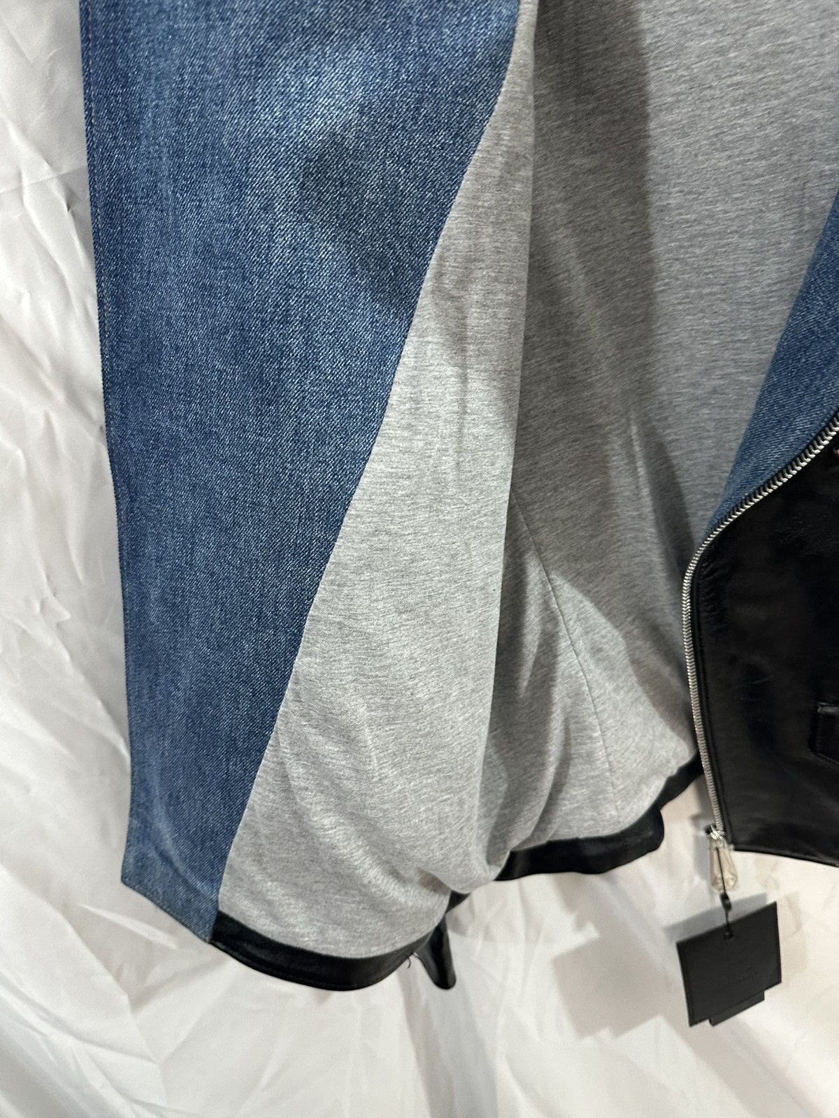 Philipp Plein Philipp Plein Leather x Denim Jacket Size US L / EU 52-54 / 3 - 17 Thumbnail