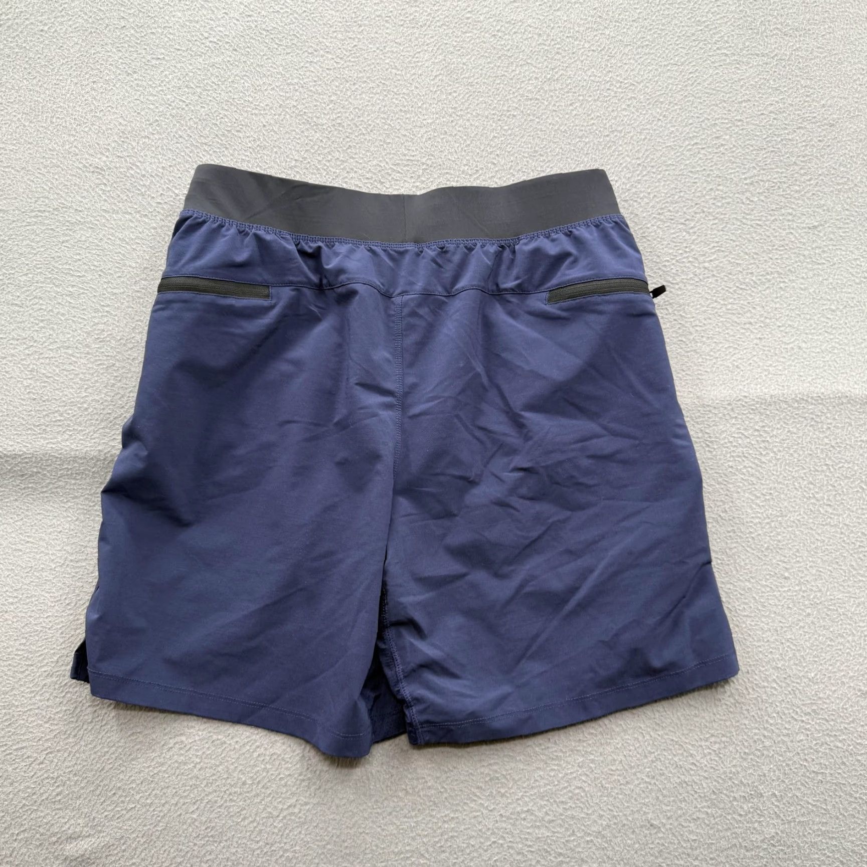 Fabletics Fabletics Mens Athletic Shorts 28 Blue Inseam 7 Elastic Waist Pockets Gym Running Training Size US 28 / EU 44 - 2 Thumbnail