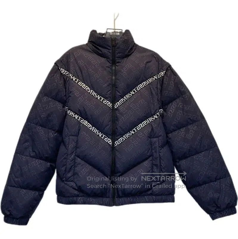 Versace Versace Men's Black Puffer Jacket Medium . Size US M / EU 48-50 / 2 - 1 Thumbnail